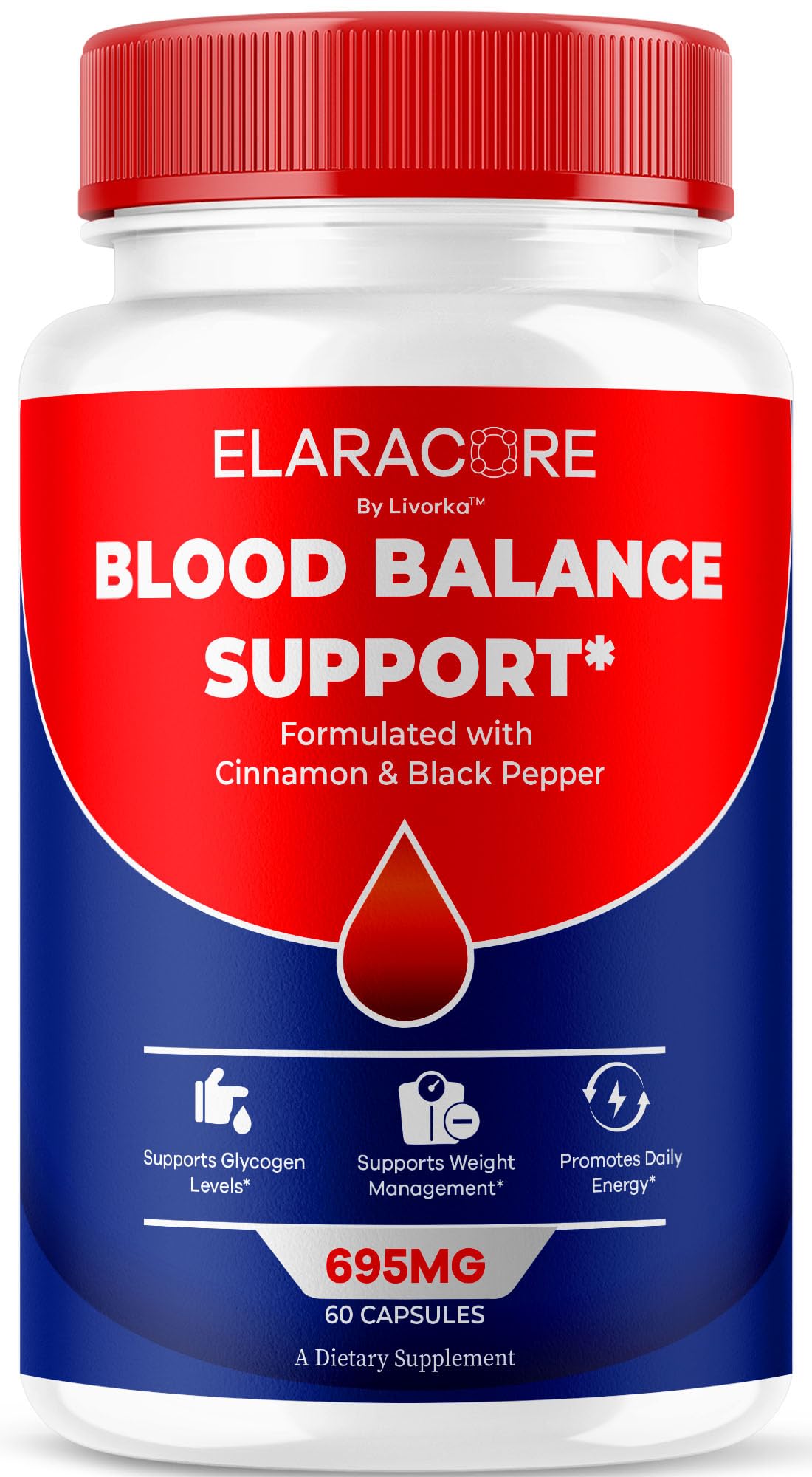 PureFight4U Elaracore Balance Support Capsules, 60 Capsules
