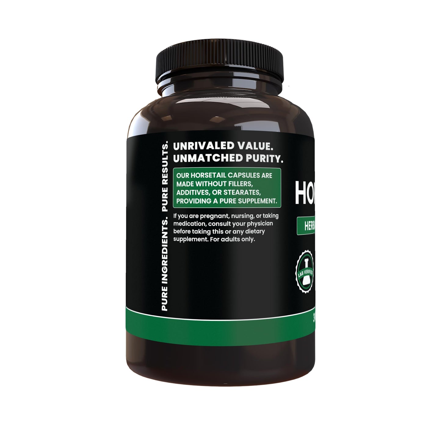 Pure Organic Ingredients Horsetail Capsules 365