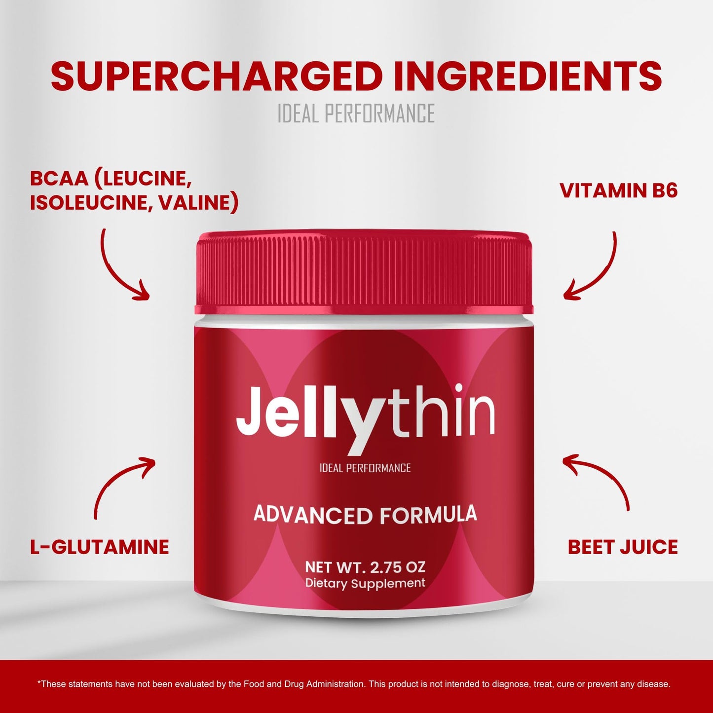 IDEAL PERFORMANCE Jelly Thin Powder 2 Ounce (Pack of 1)