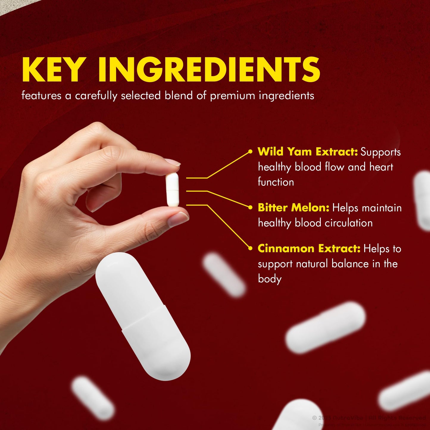 NutraVibe GlycoQ Capsules 120 Capsules
