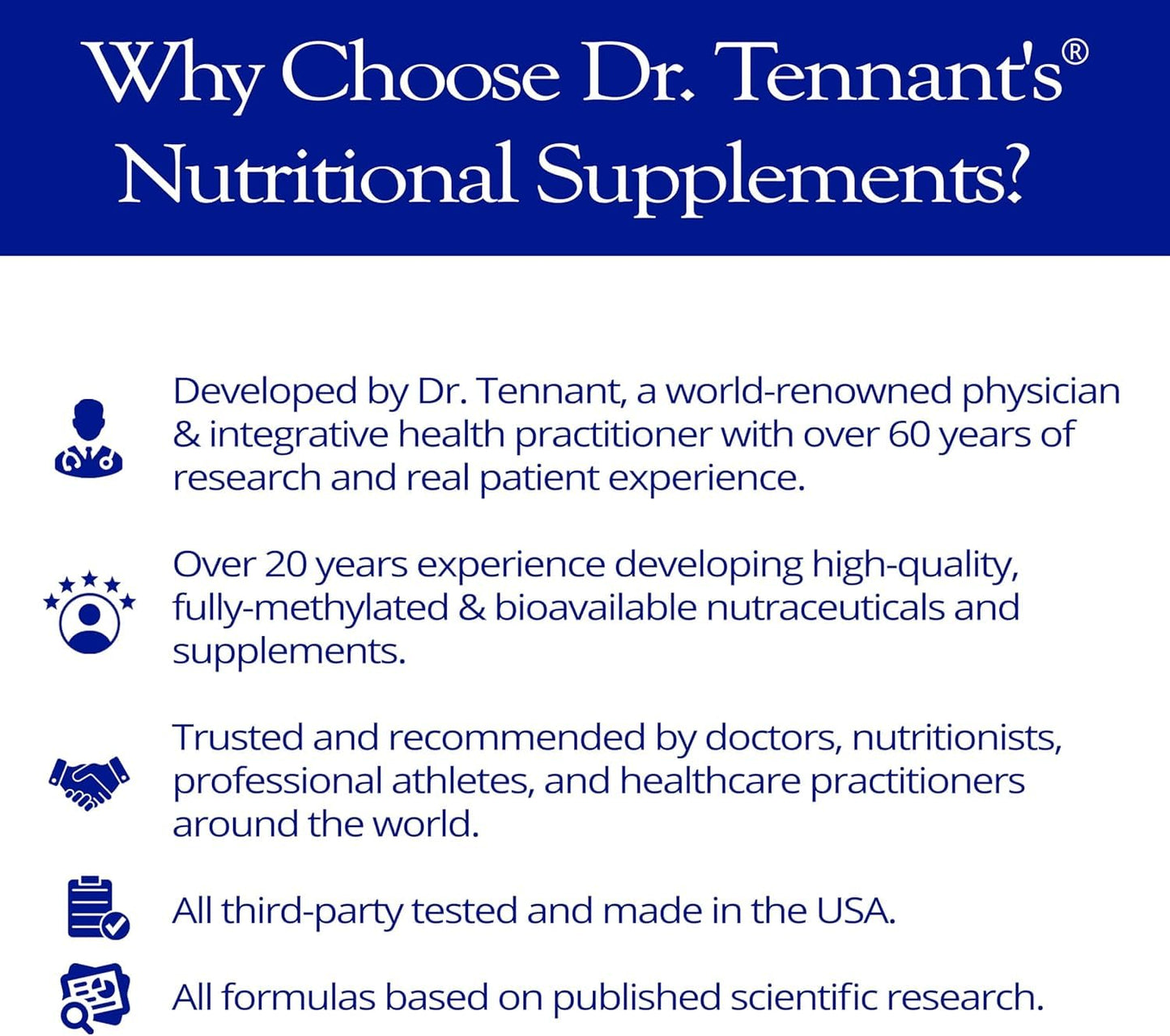 Dr. Tennant's Restore Premium Plant-Based Protein, Vanilla Powder 9.9 oz