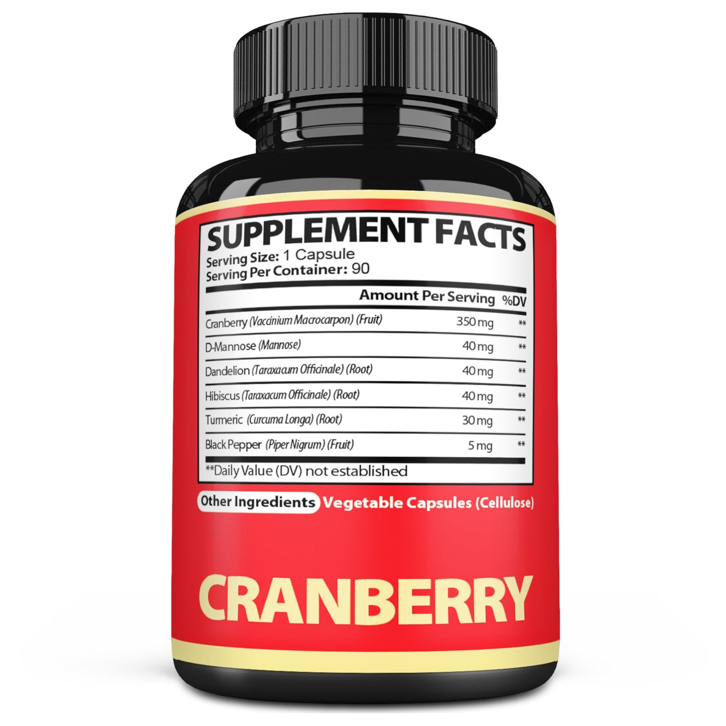 Satoomi 6in1 Cranberry Pills for Women Veggie Capsules - 90 Count