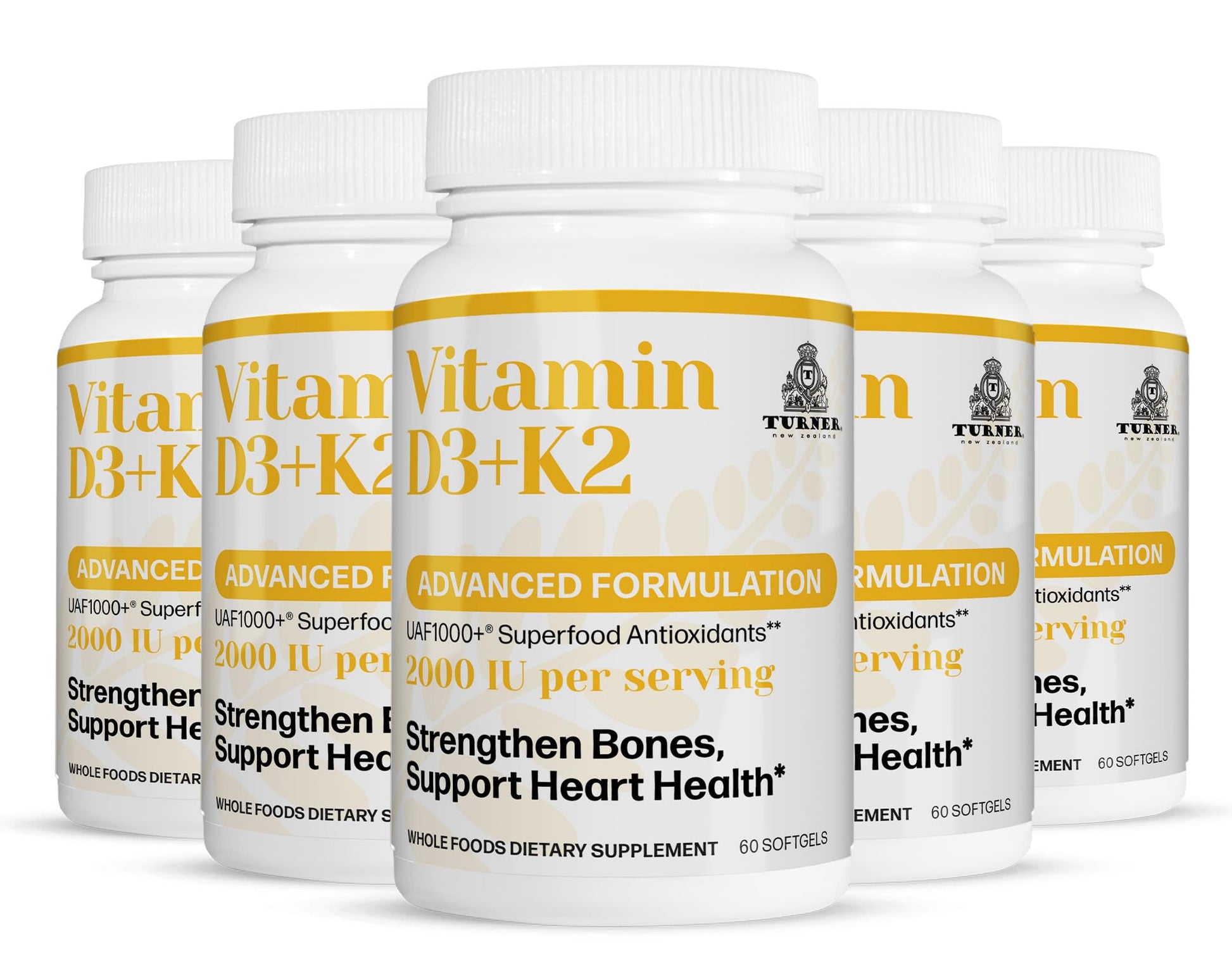 TURNER Vitamin D3 and K2 Softgels 300