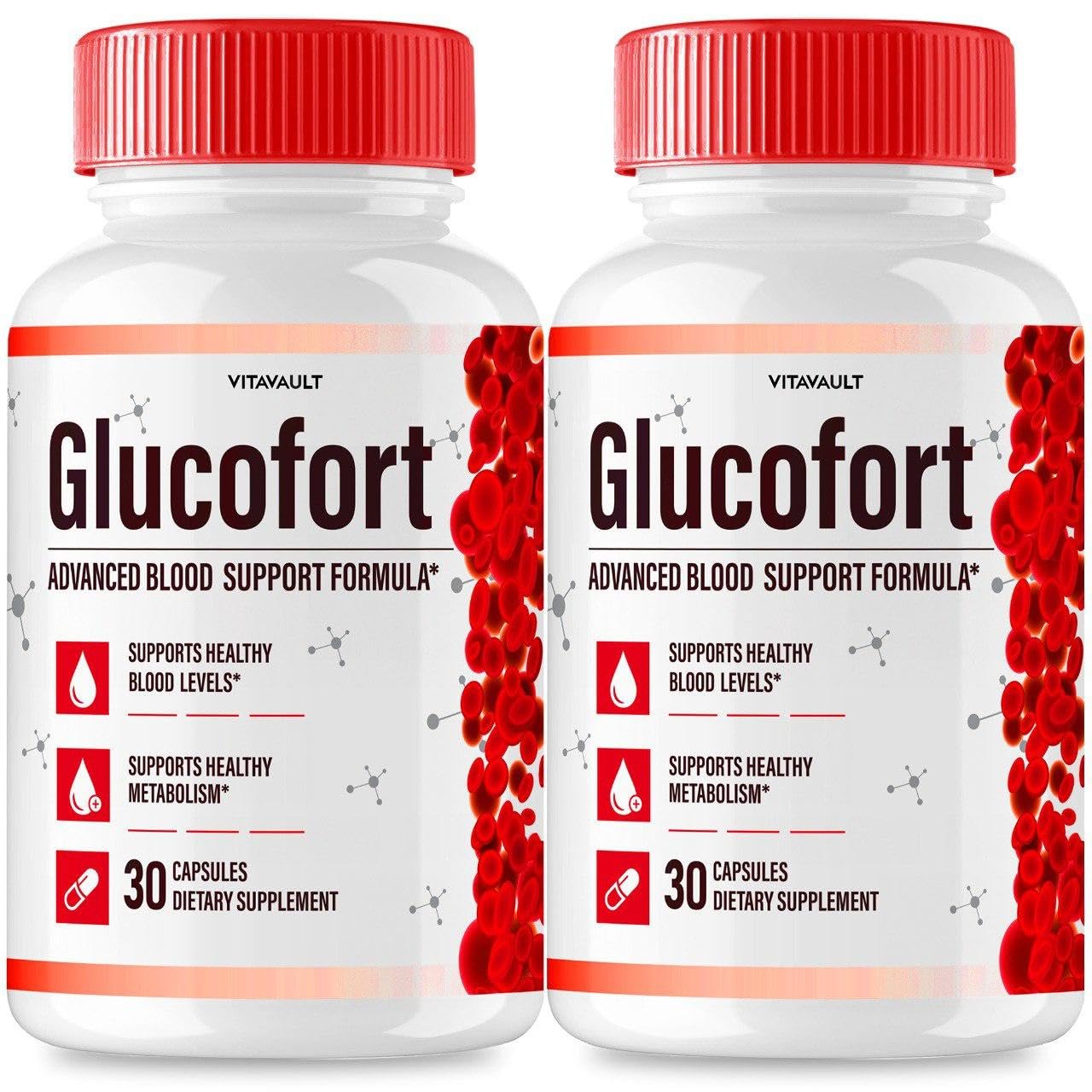 Vitavault Glucofort Max Advanced Blood Support Formula 120 Capsules