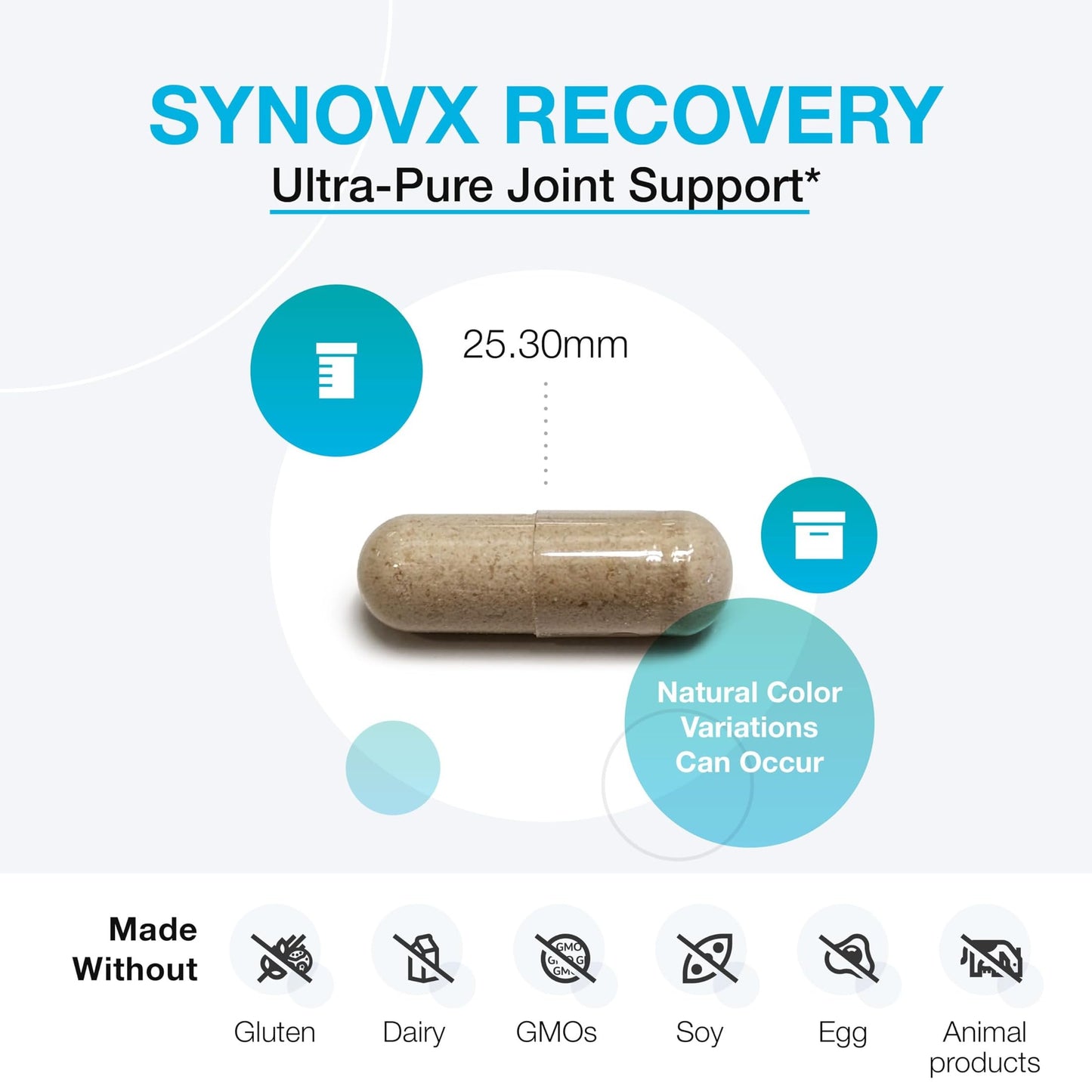 XYMOGEN SynovX Recovery Capsules 120 Count