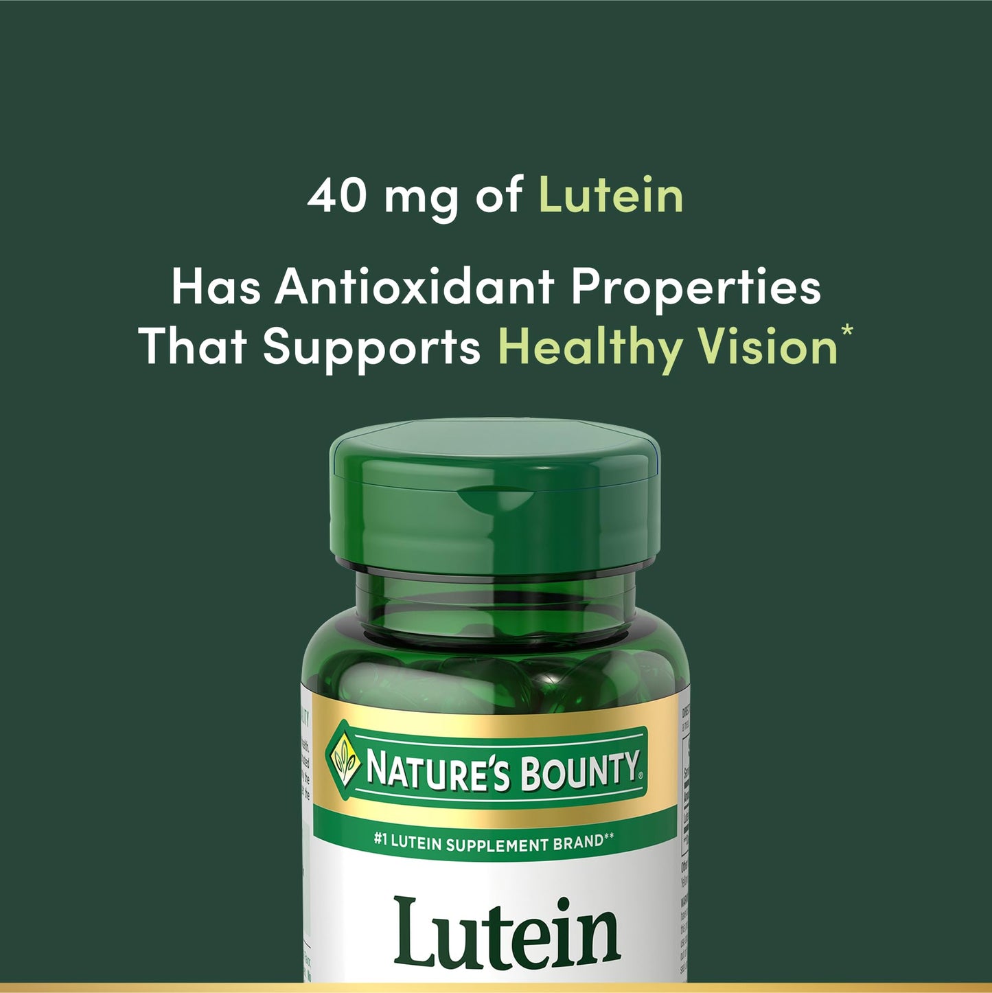 Nature's Bounty Lutein 40 mg, 30 Softgels