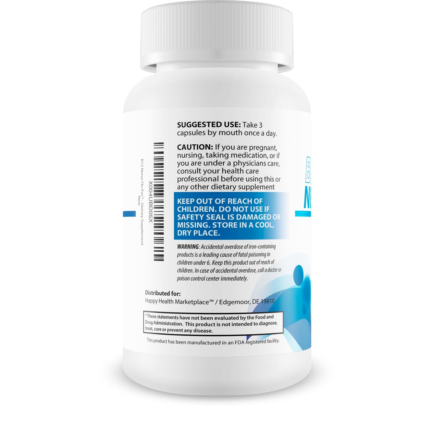 Happy Health Marketplace B12 Nerve Flo Pro Capsule 90 Count
