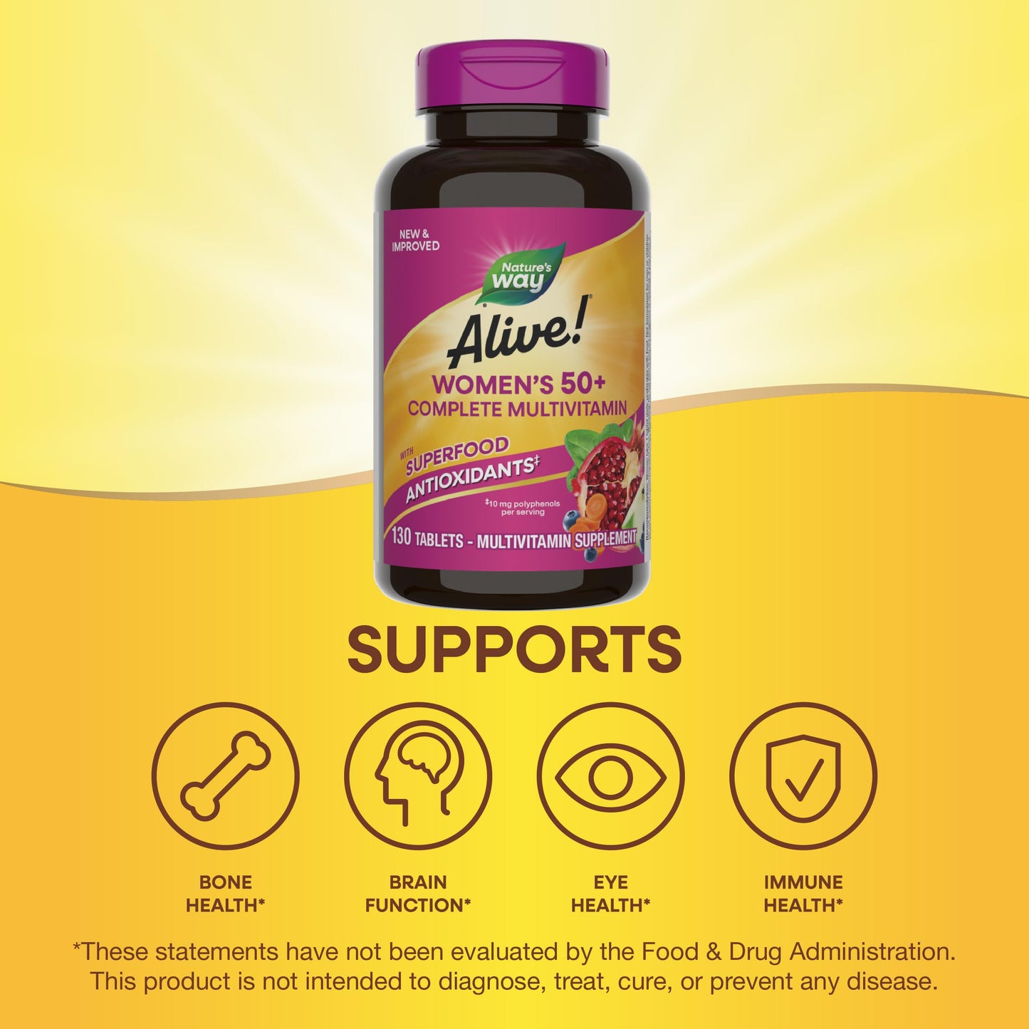 Nature's Way Alive! Women's 50+ Complete Multivitamins Tablets 260