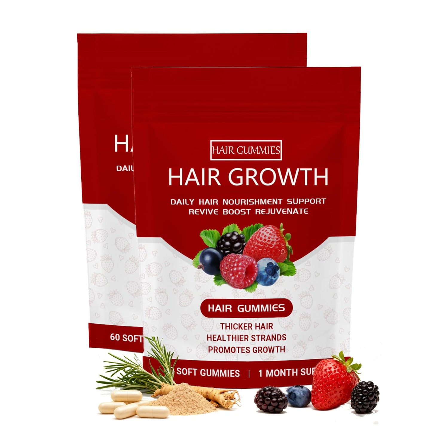 RCSCBC Lumin Hair Growth Gummies, 2 Count