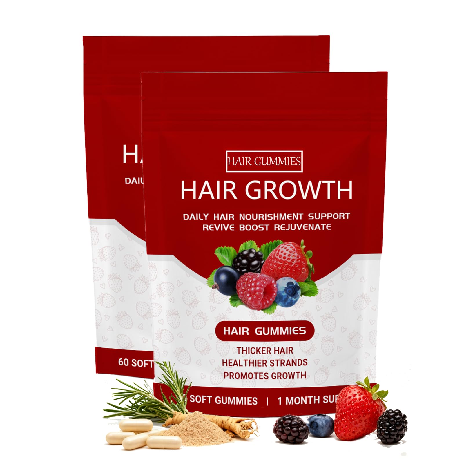 RCSCBC Lumin Hair Growth Gummies, 2 Count