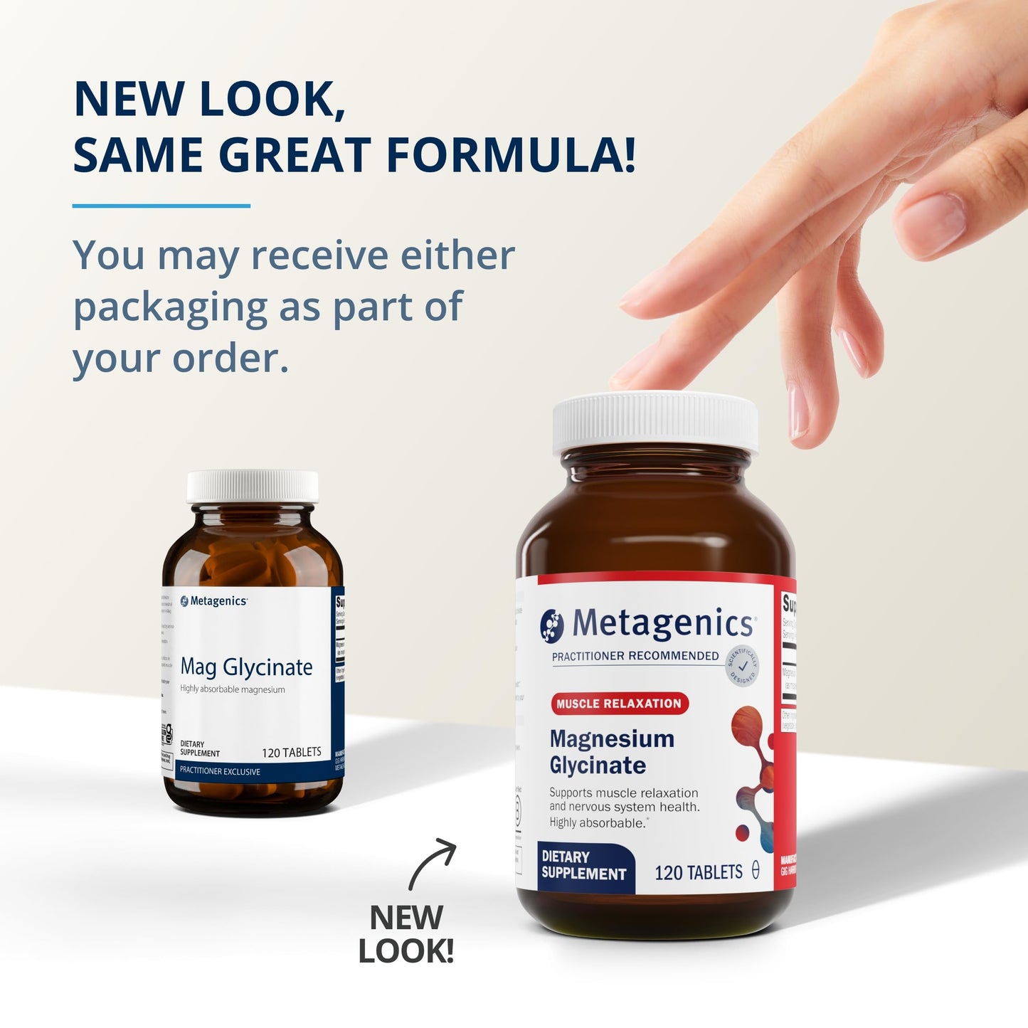 Metagenics Relief Duo Magnesium Glycinate & SPM Active Tablets & Softgels, 180 Count
