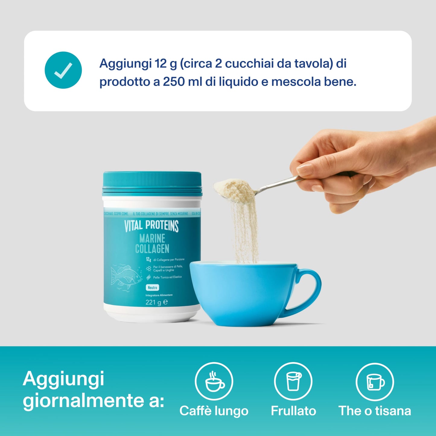 Vital Proteins Marine Collagen Peptides Powder 7.8 oz Canister