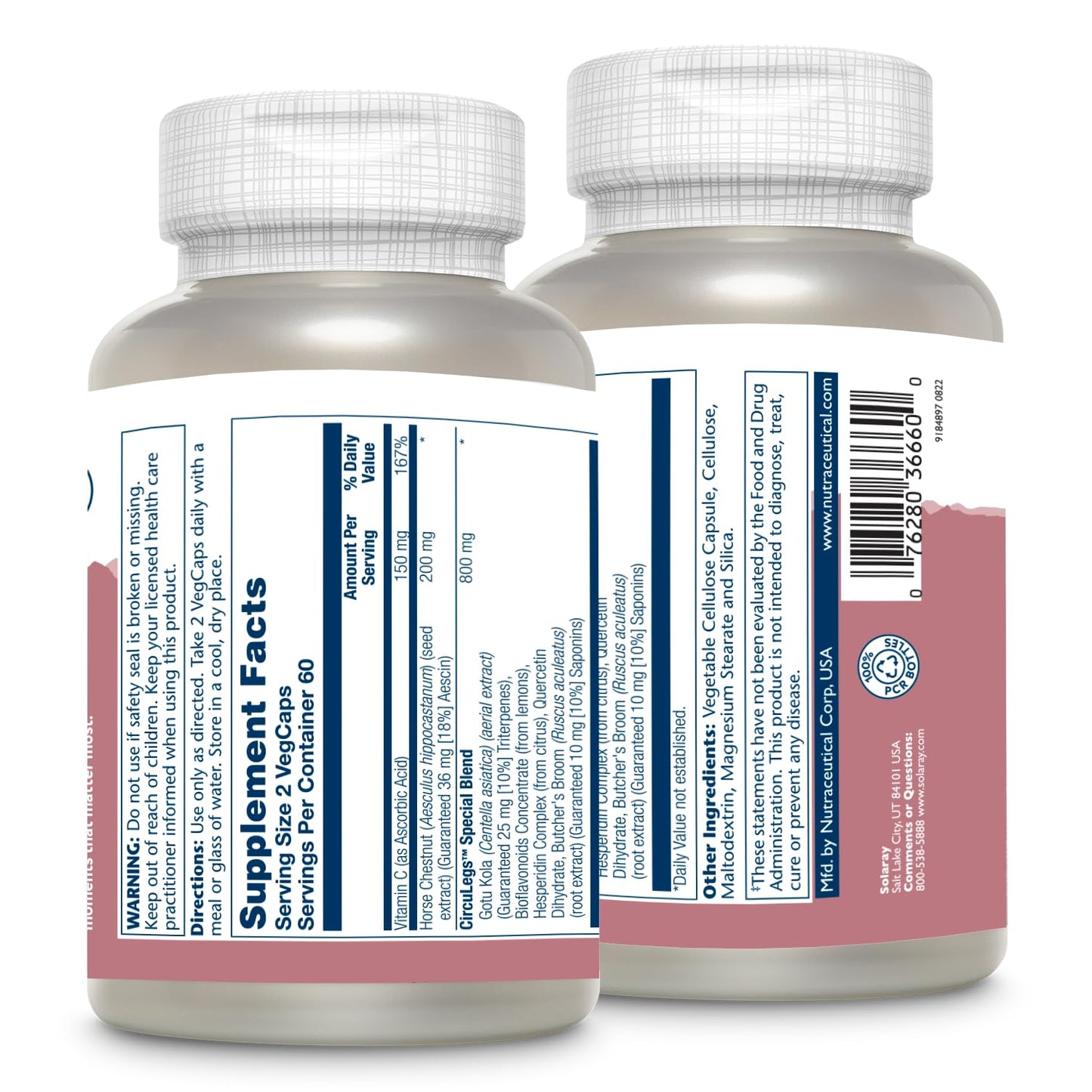 SOLARAY Circulegs Capsules 120