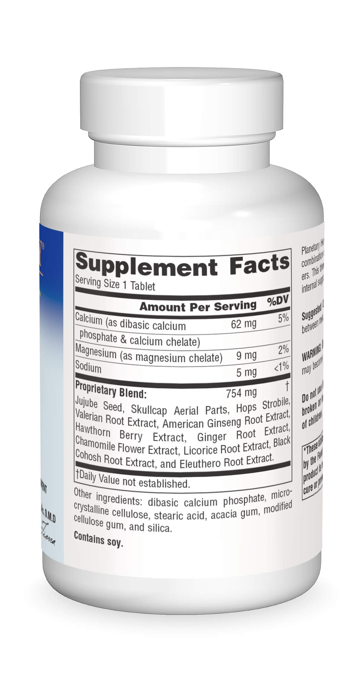 Planetary Herbals Stress Free Calm Formula Tablets, 810 mg, 90 Count