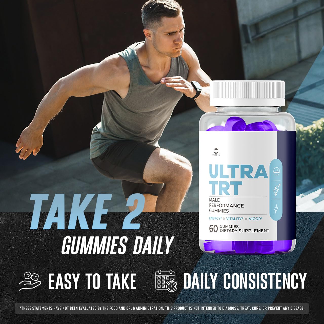 OVICIA Ultra TRT Gummies 180 Gummies