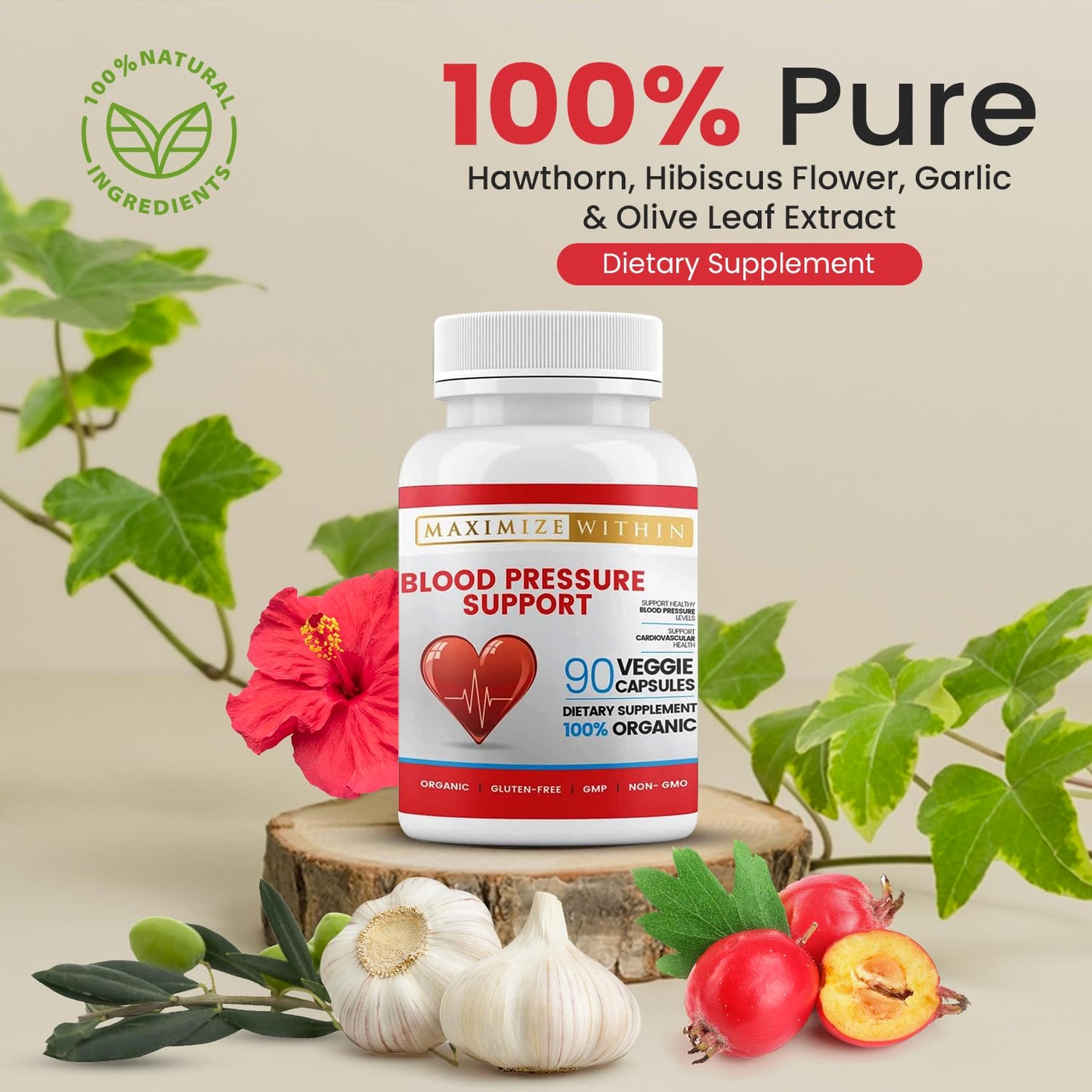 Maximize Within Blood Pressure Support Capsule, 1 Count