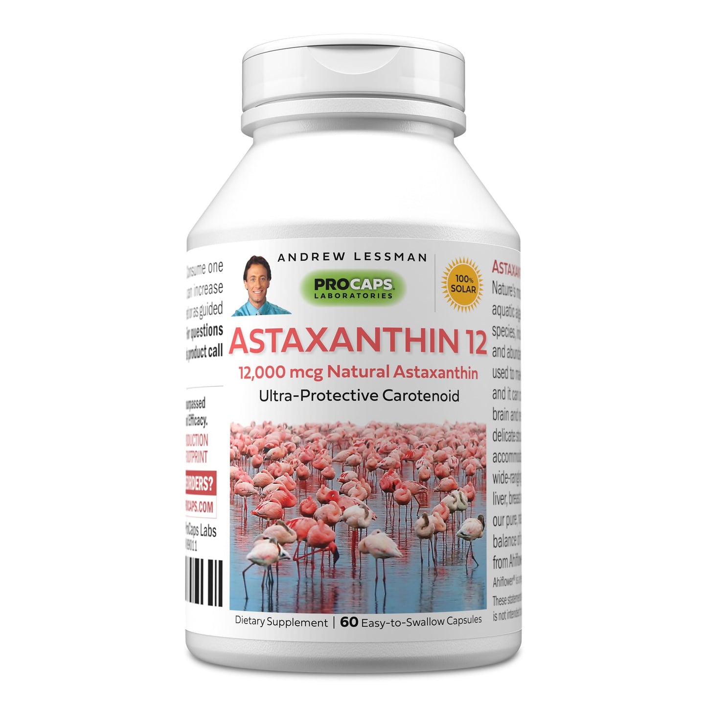 ANDREW LESSMAN Astaxanthin 12mg Capsule, 60 Count