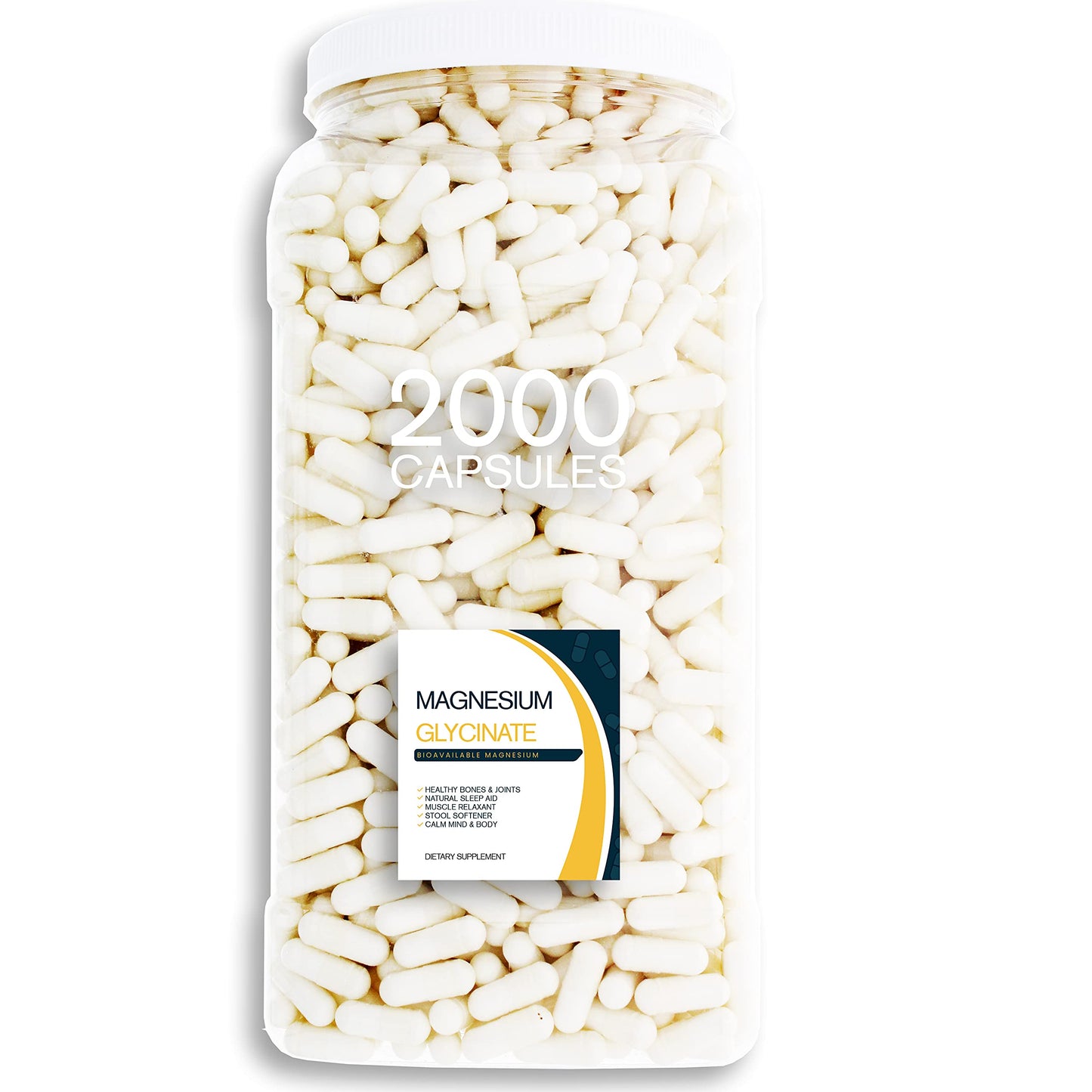 Bulk Buy Magnesium Glycinate Capsules 2000 Count
