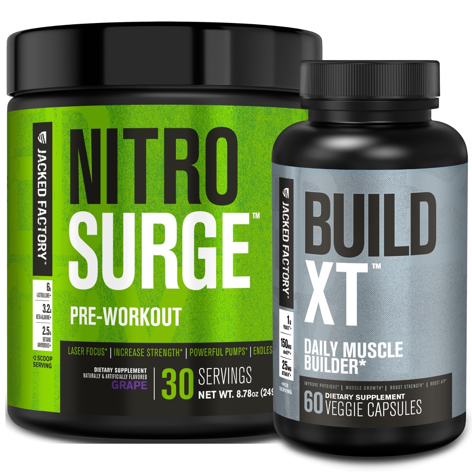 Jacked Factory Nitrosurge Pre-Workout Powder 150