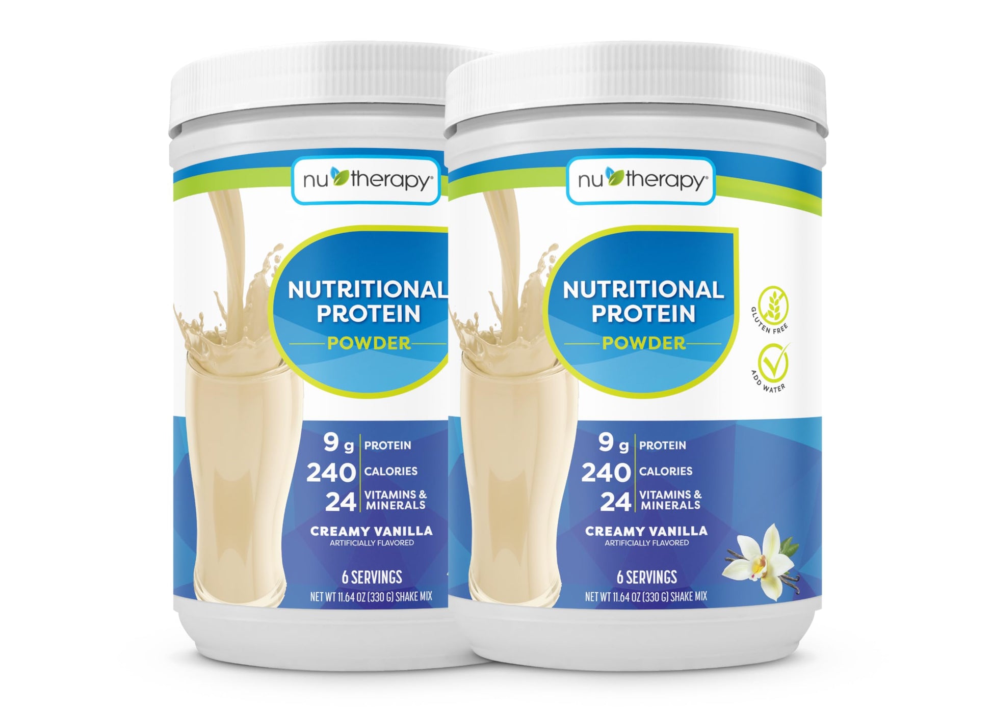 Nu-Therapy Nutritional Protein Powder for Adults - 23.2 Ounces
