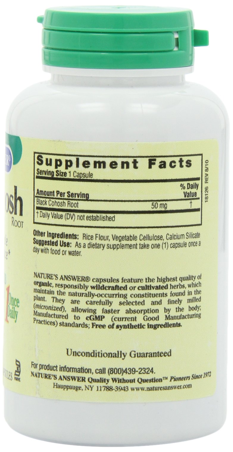 Nature's Answer Black Cohosh Root 90 Capsules