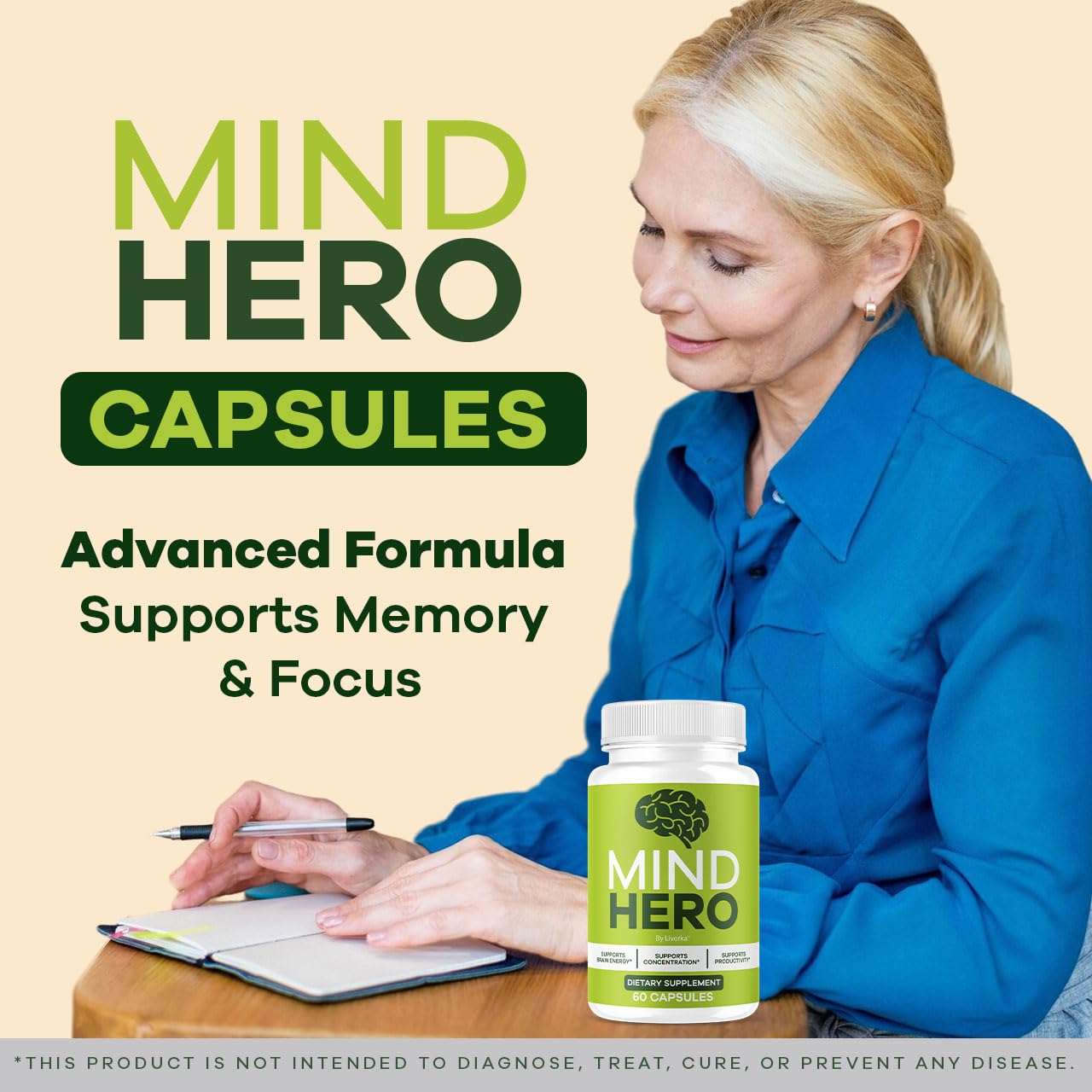 LIVORKA Mind Hero Capsules 180 Capsules