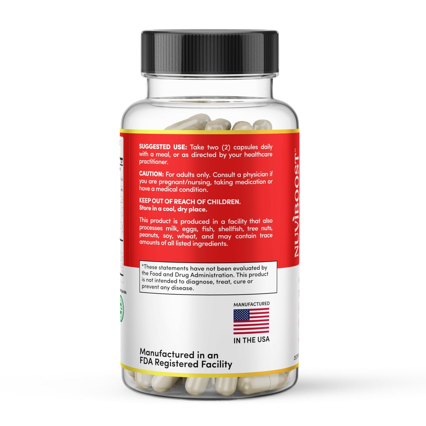 NUVIBOOST Super Dihydroberberine (GlucoVantage®) 200mg 60 Capsules