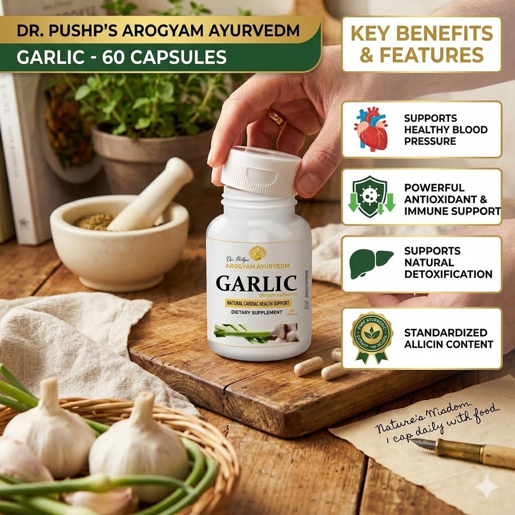 Smaart Health Odorless Garlic Tablets, 60 Count