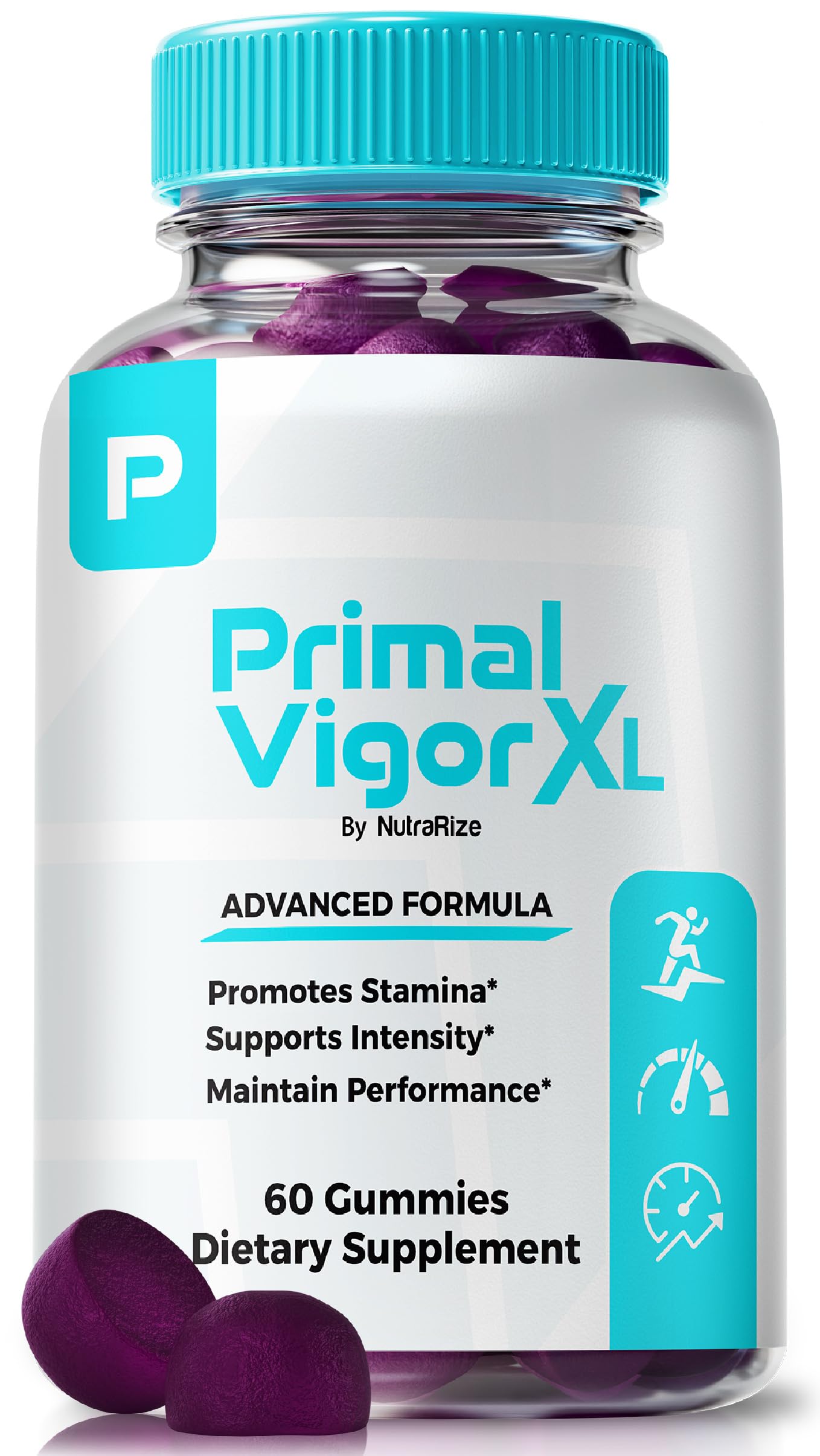 NutraRize Primal Vigor XL Gummies for Men, 60 Gummies