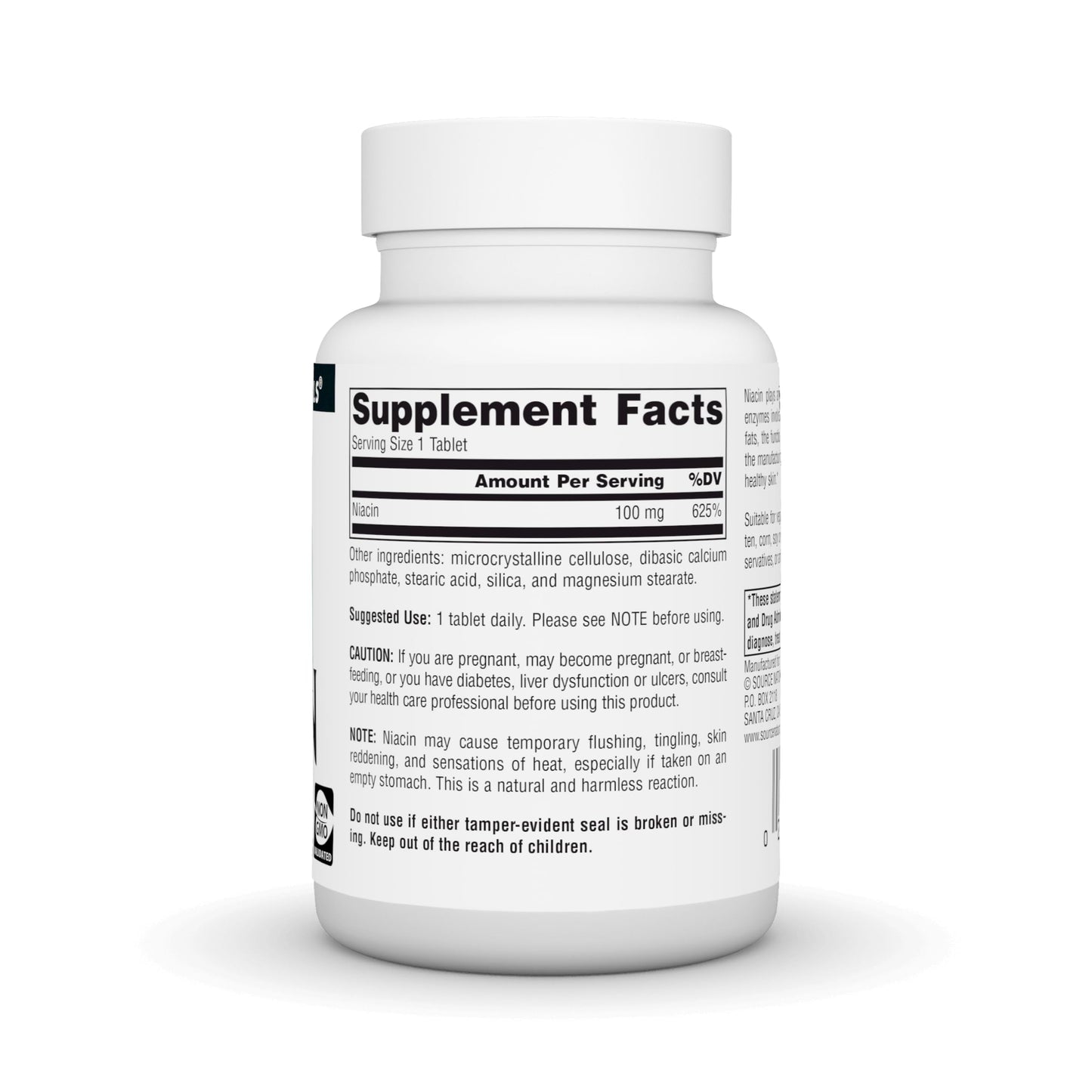 Source Naturals Niacin, Vitamin B-3 250 Tablets