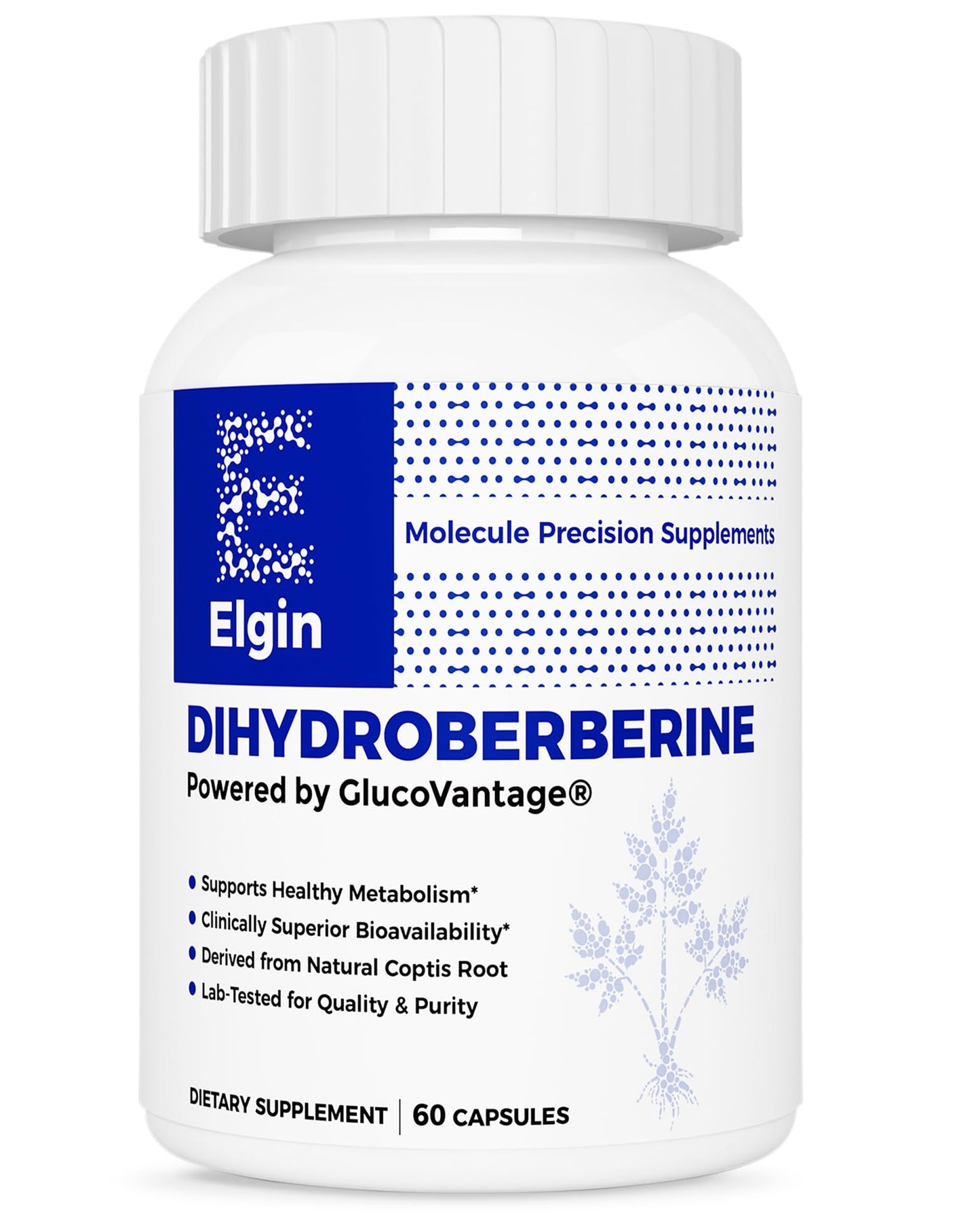 Elgin Dihydroberberine Capsules, 53 Count