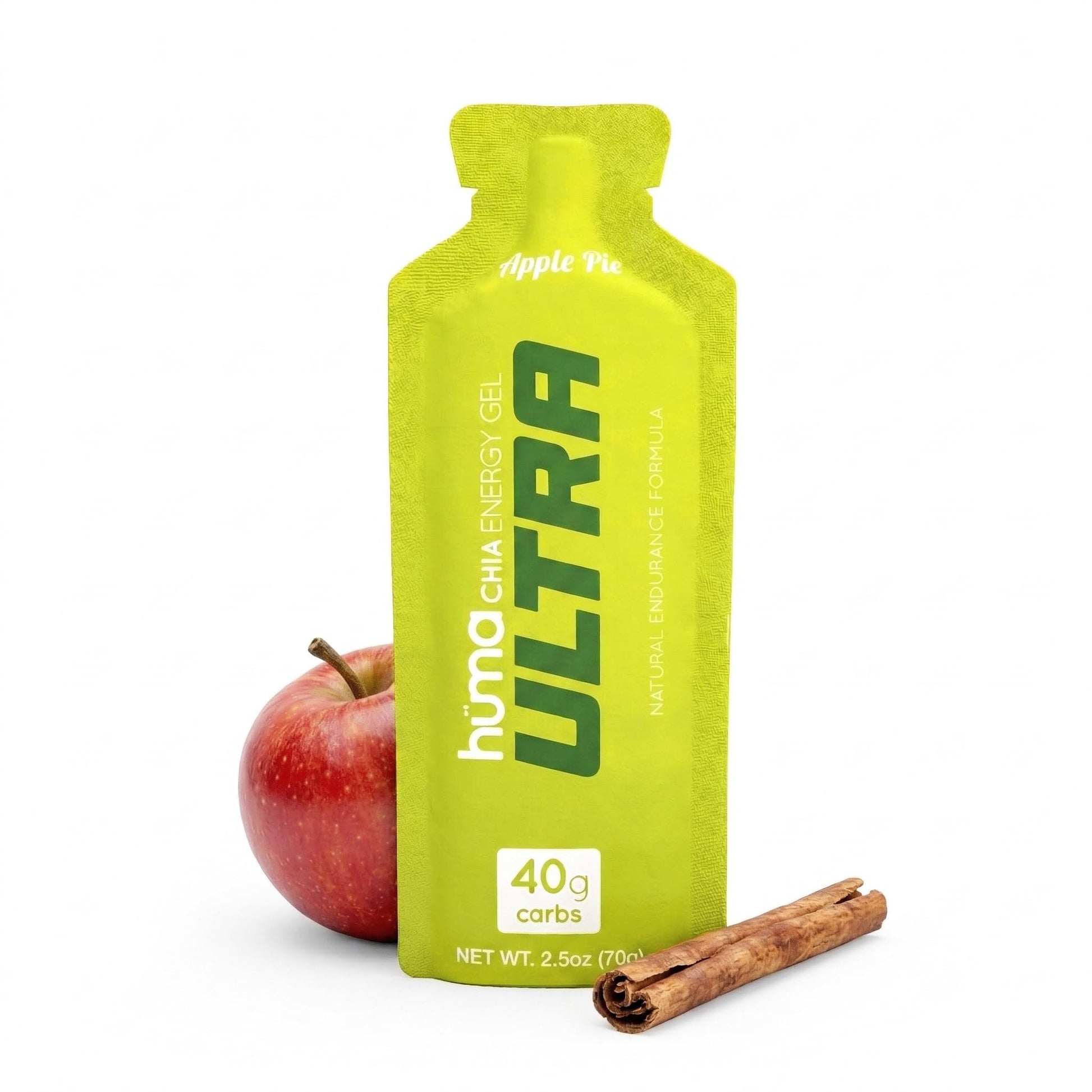HÜMA CHIA ENERGY GEL Ultra Energy Gel Apple Pie, 20 Gels