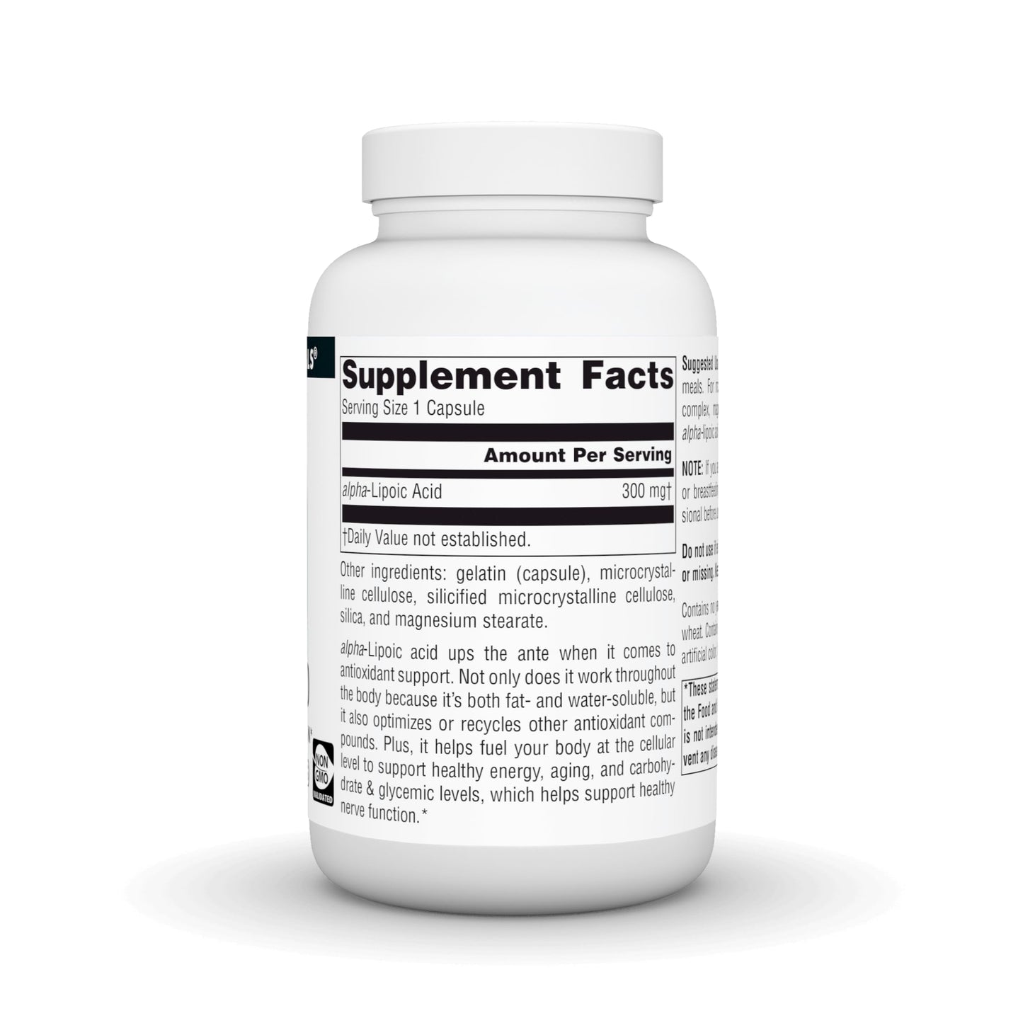 Source Naturals Alpha Lipoic Acid 300 mg Capsules, 120 Count