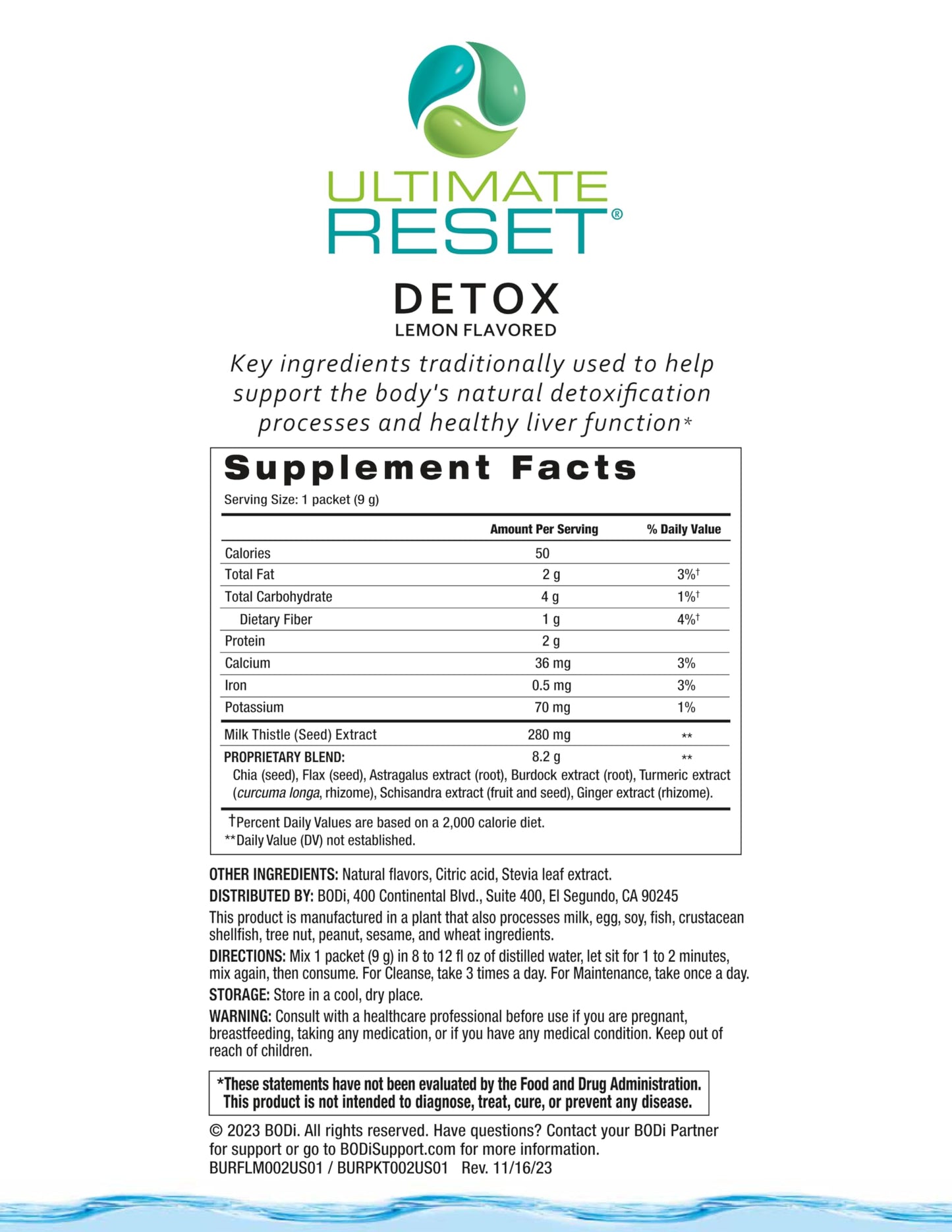BODi Ultimate Reset Complete Kit – 21-Day Full Body Cleanse Capsules, Pack of 6