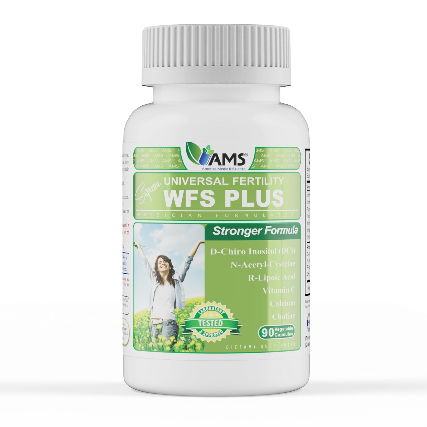 America Medic & Science WFS Plus Fertility Supplements for Women 90 Capsules