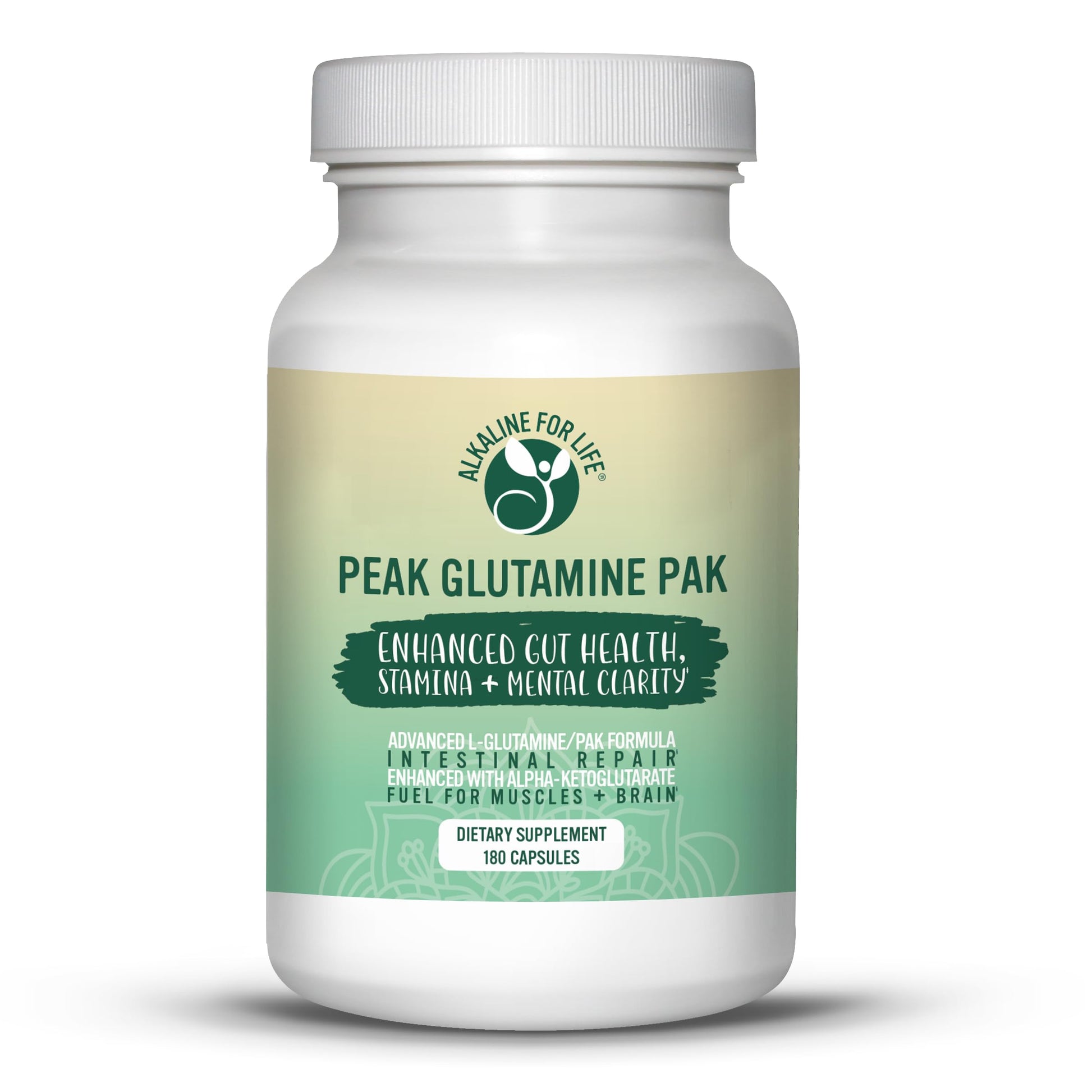 Alkaline for Life L-Glutamine Capsules, 180 Capsules