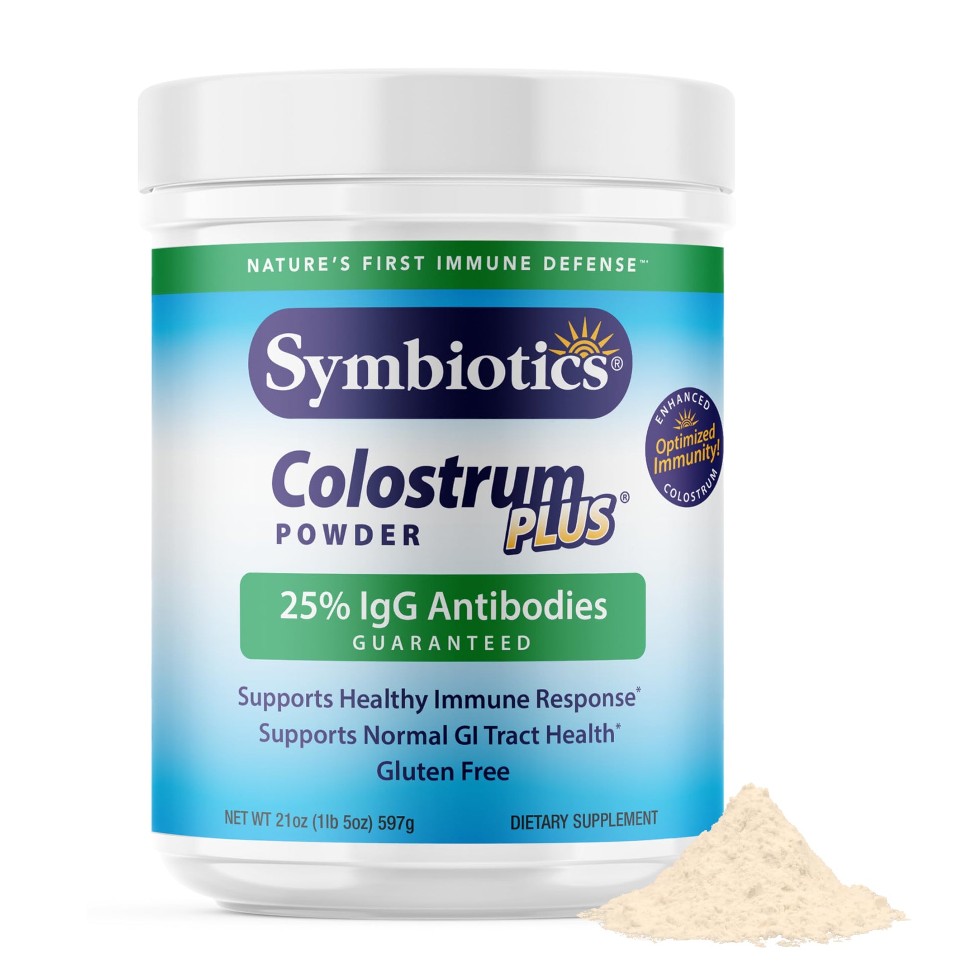 Symbiotics Colostrum Plus Powder 21 oz