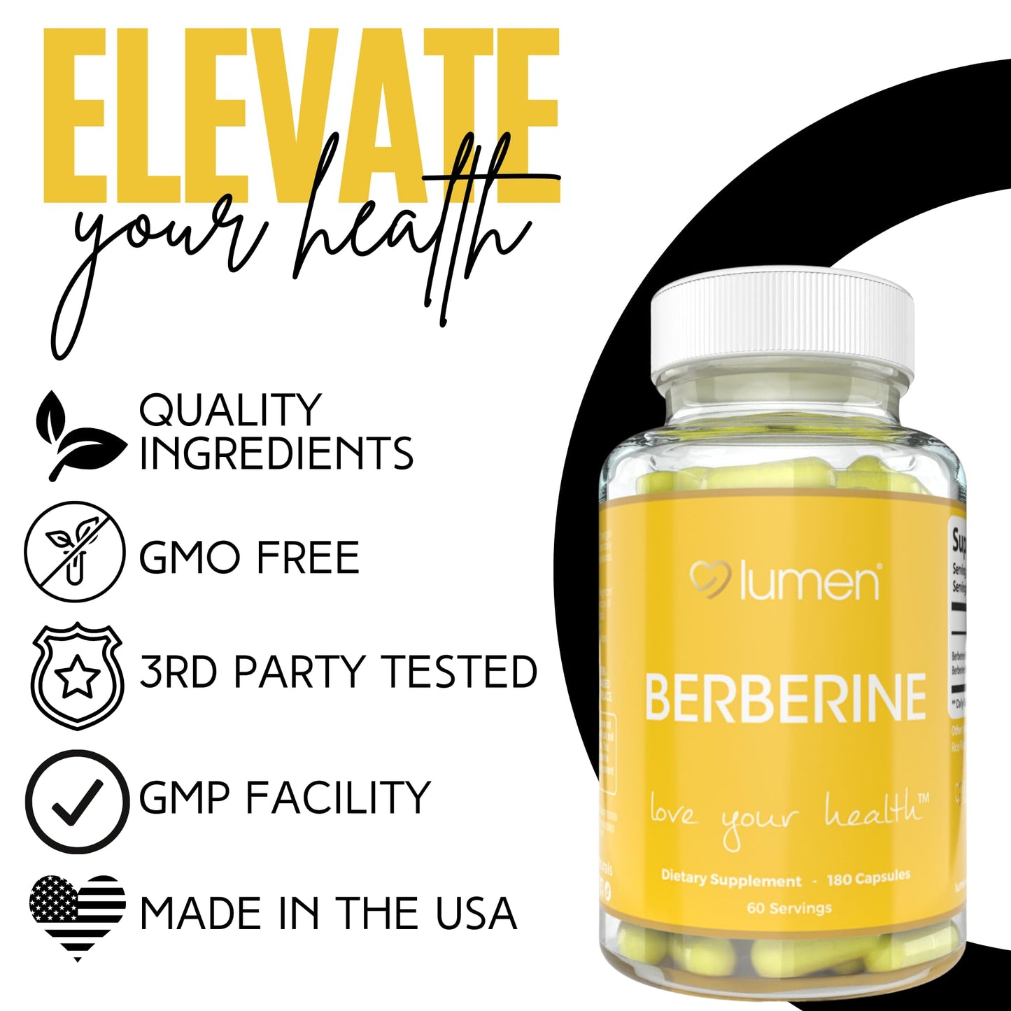 Lumen Naturals Berberine for Women Capsule 180 Capsules