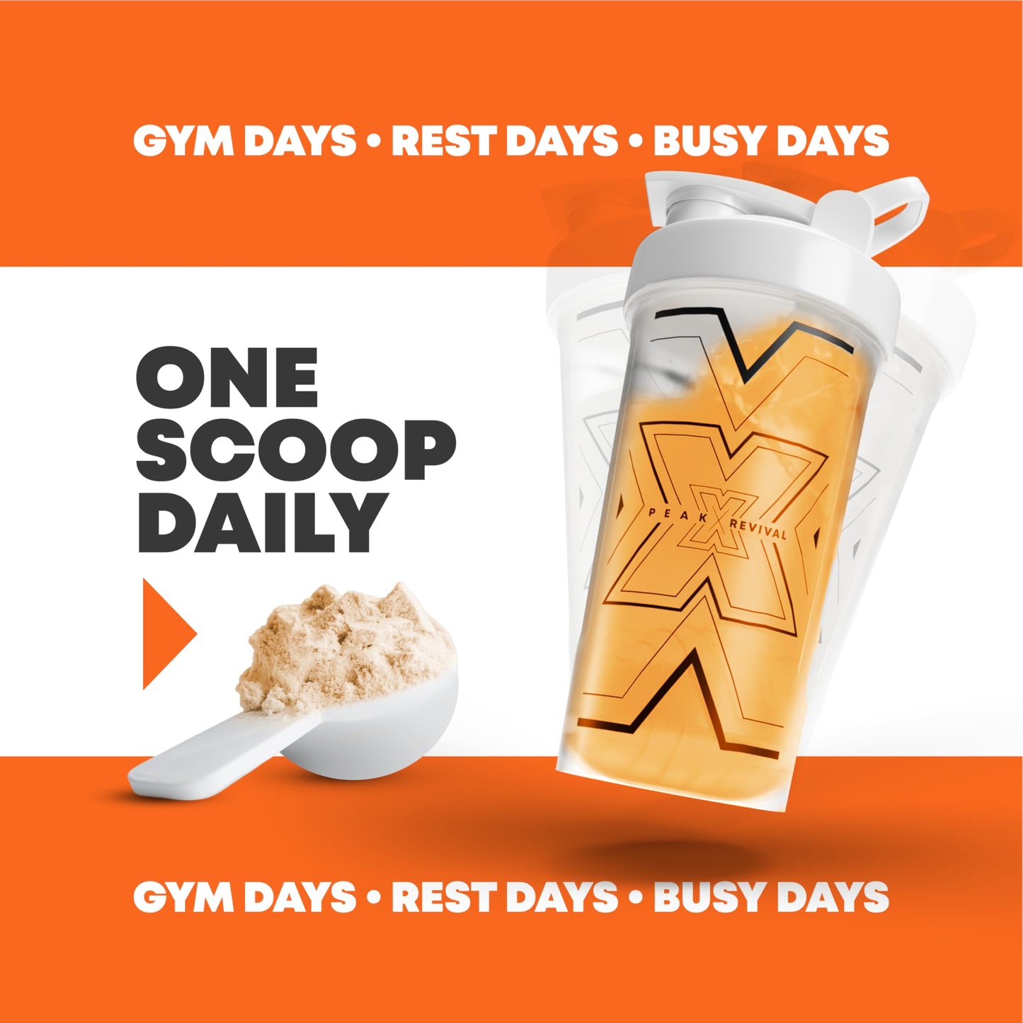 Peak Revival-X Creatine Monohydrate Powder + Electrolyte Hydration Salt Powder, 11.42 Servings