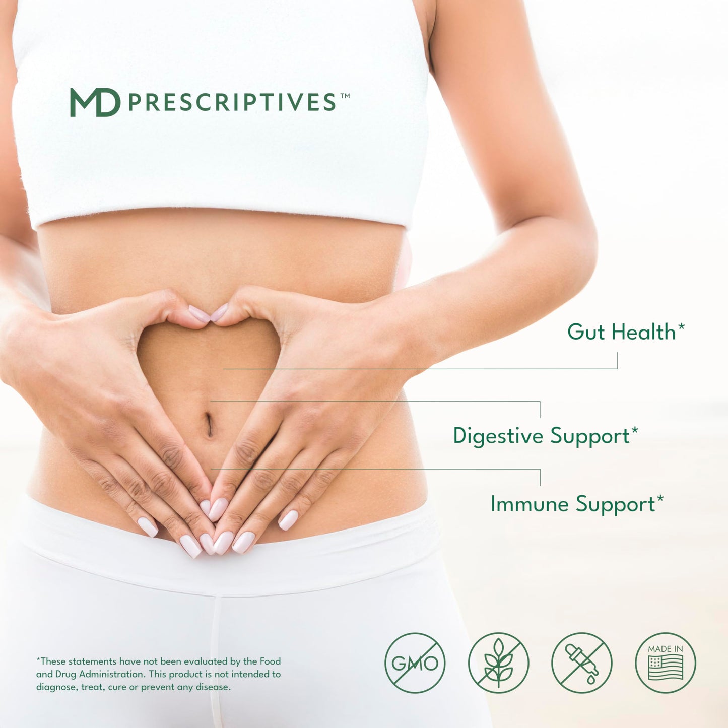 MD Prescriptives PureBiotic Probiotic Dietary Supplement for Digestive & Gut Health 60 Capsules