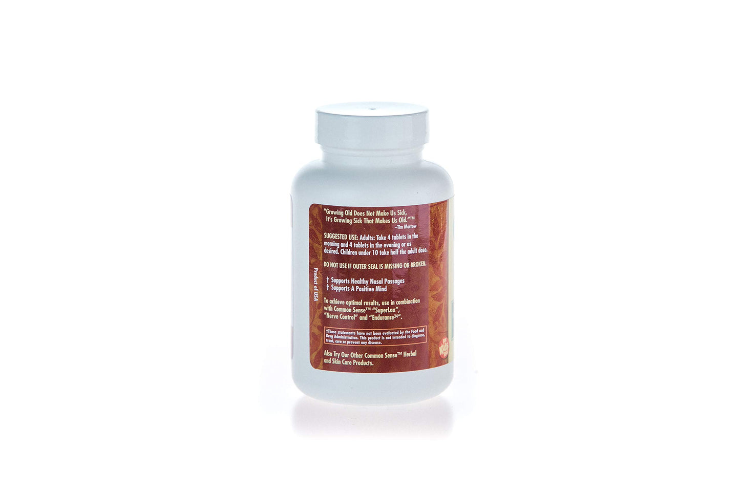 Common Sense Herbal Products HeadStart: Brain Nourishment Tablet, 120 Tablets