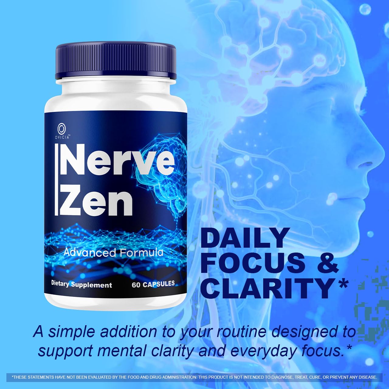 OVICIA NerveZen Advanced Formula Capsules 60 Count