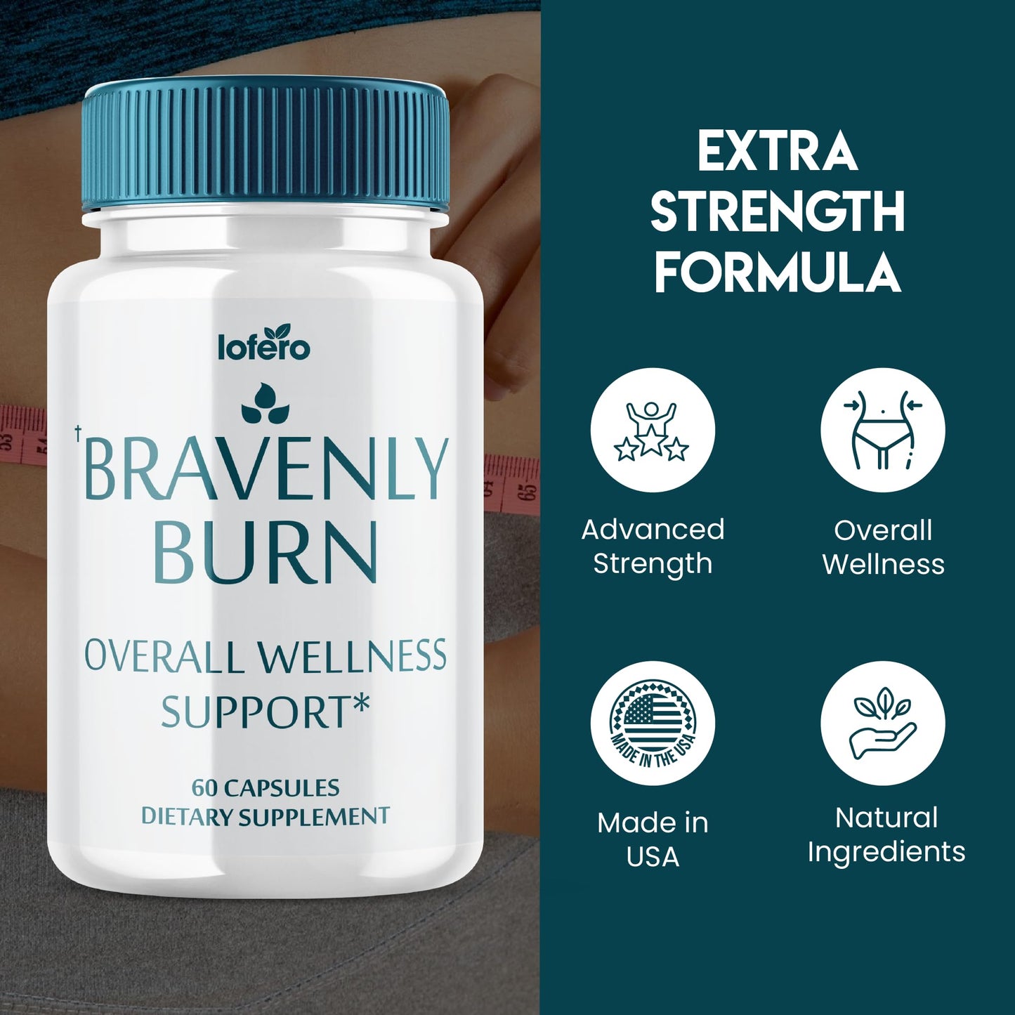 Lofero Bravenly Burn Capsules 60 Count