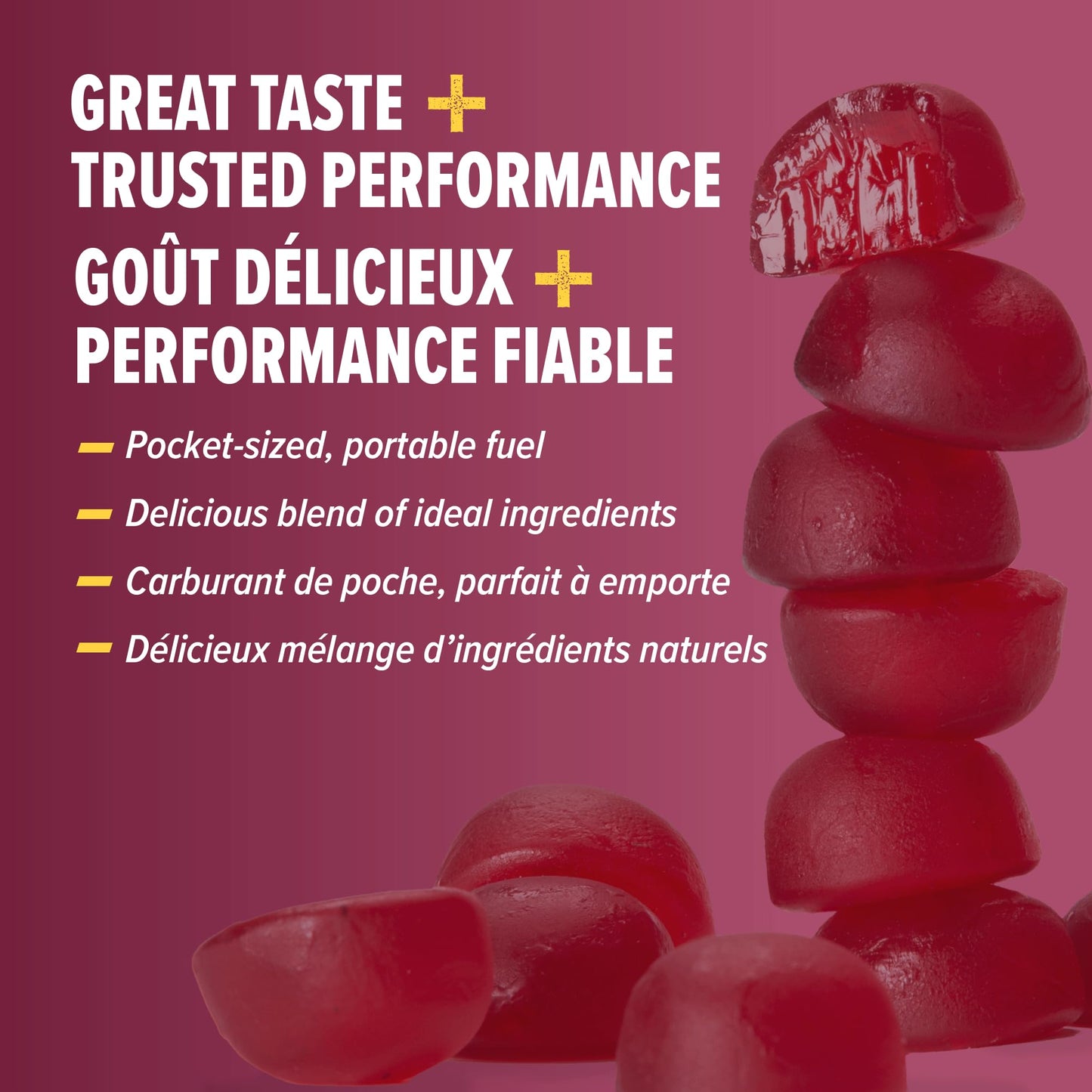 Honey Stinger Organic Pomegranate Passionfruit Energy Chew Gummy 12