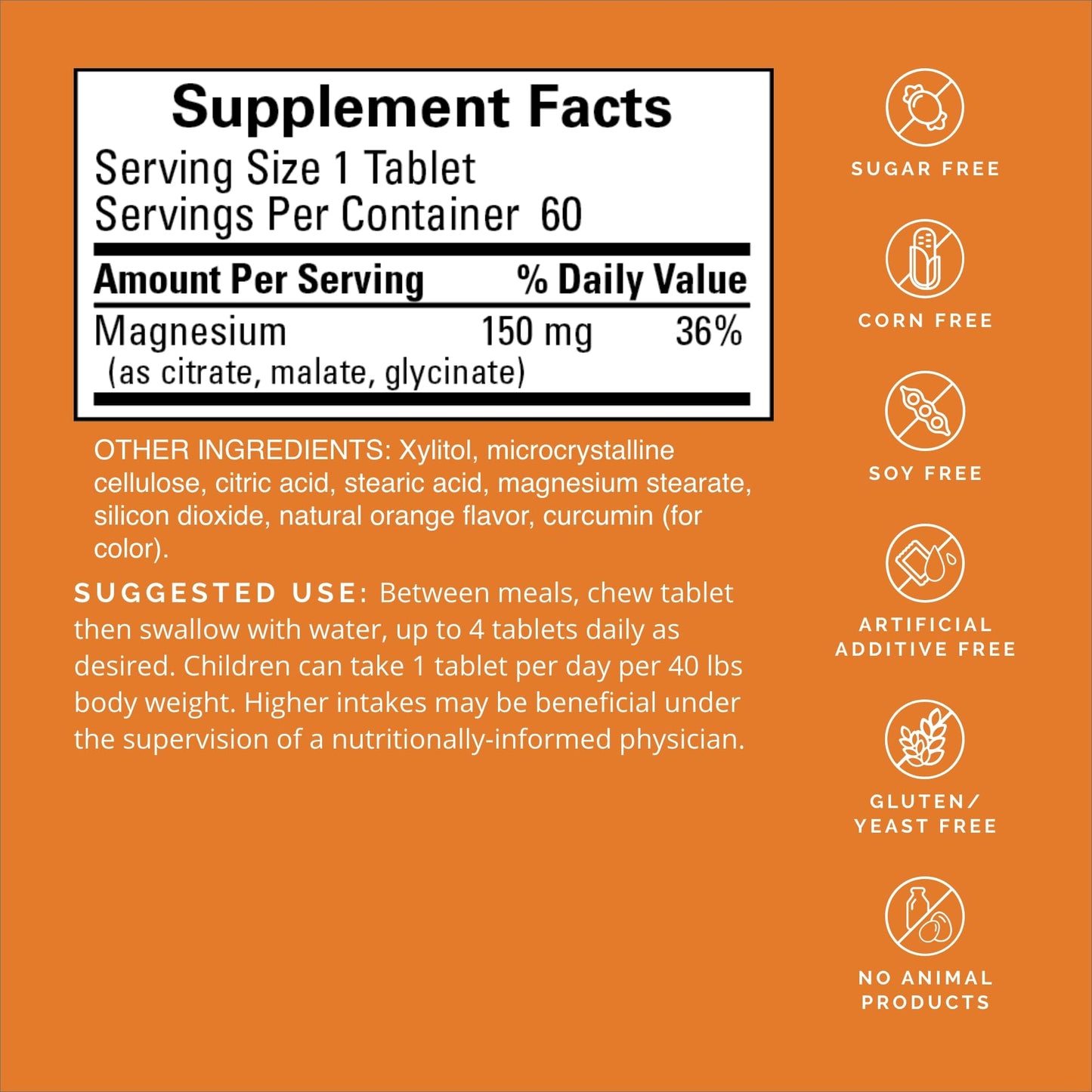 BRAINMD Dr Amen Magnesium Chewables, 120 Servings
