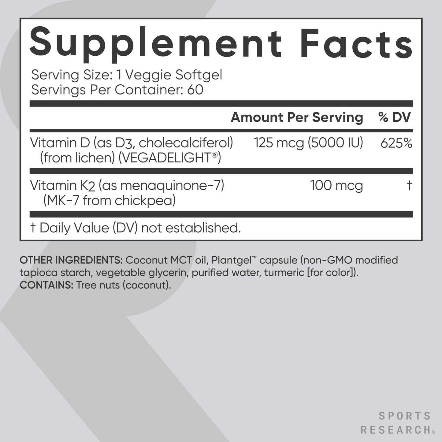 Sports Research Omega-3 Burpless Fish Oil + Vegan Vitamin C 1000mg + Vegan Vitamin D with K2, Capsule Bundle, 390 Capsules