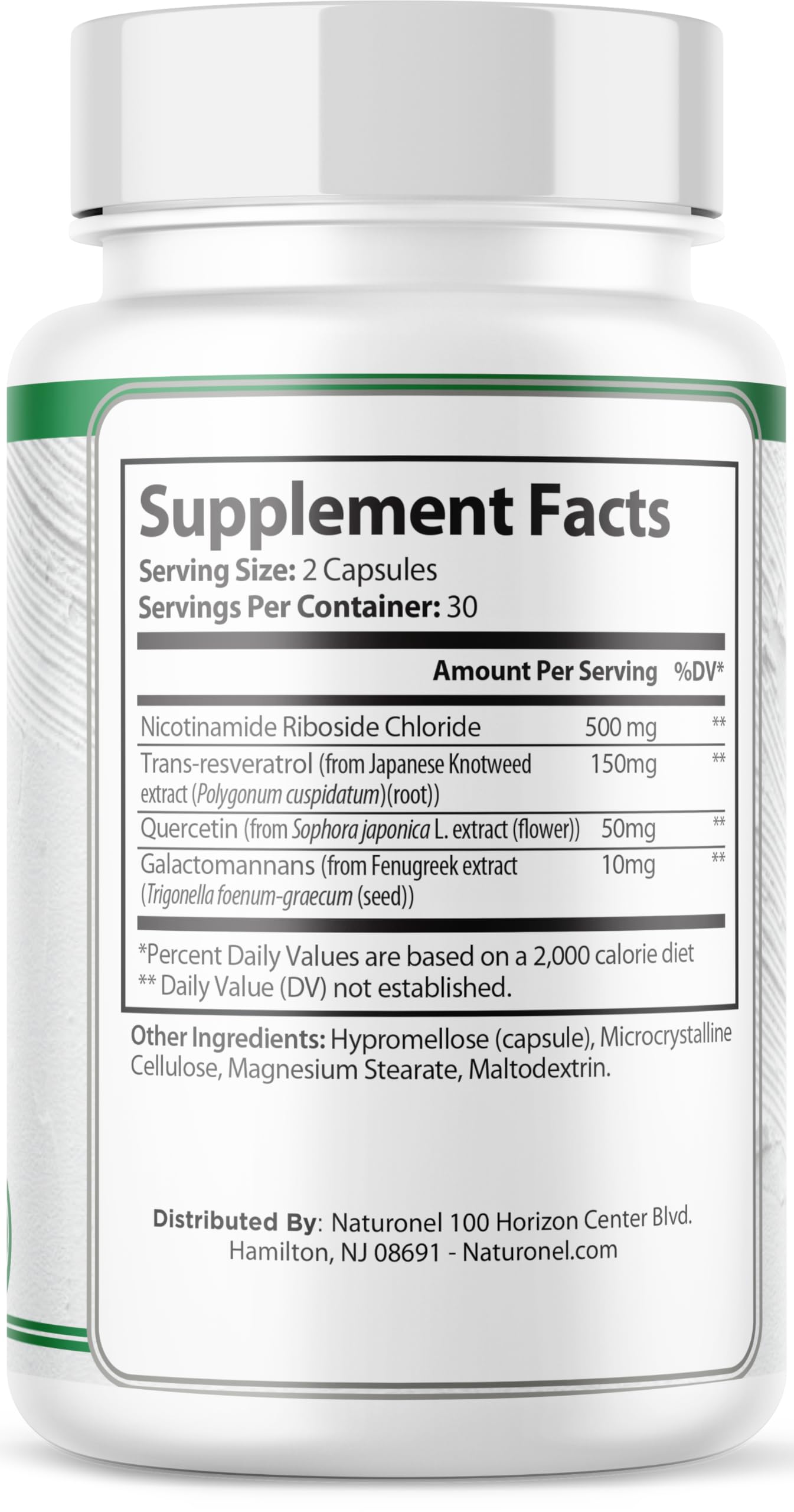 Naturonel Ultimate Cellular Health NAD NMN Pathway Formula with Resveratrol 60 Capsules