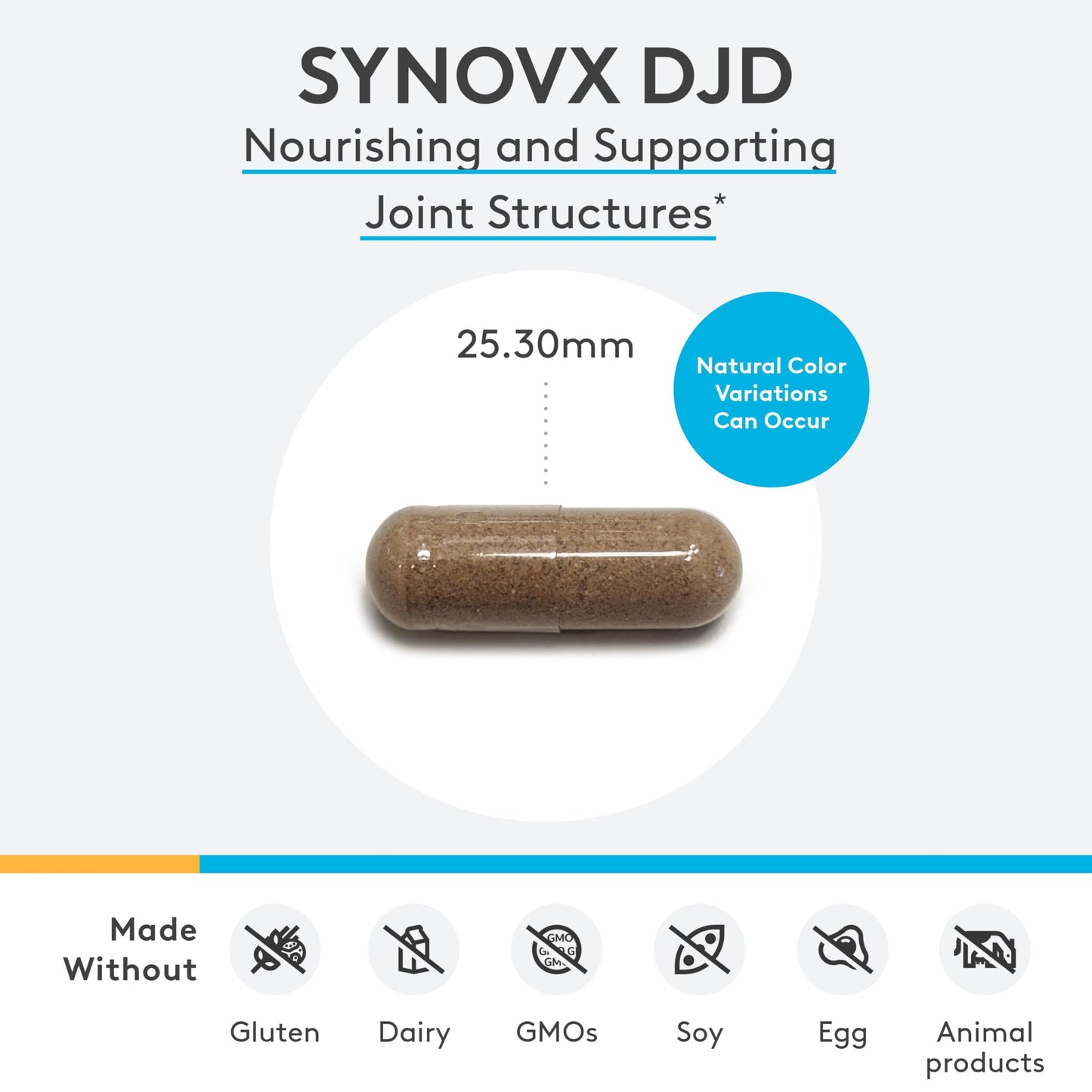 XYMOGEN SynovX DJD - Joint Support Supplement Capsule, 120 Count