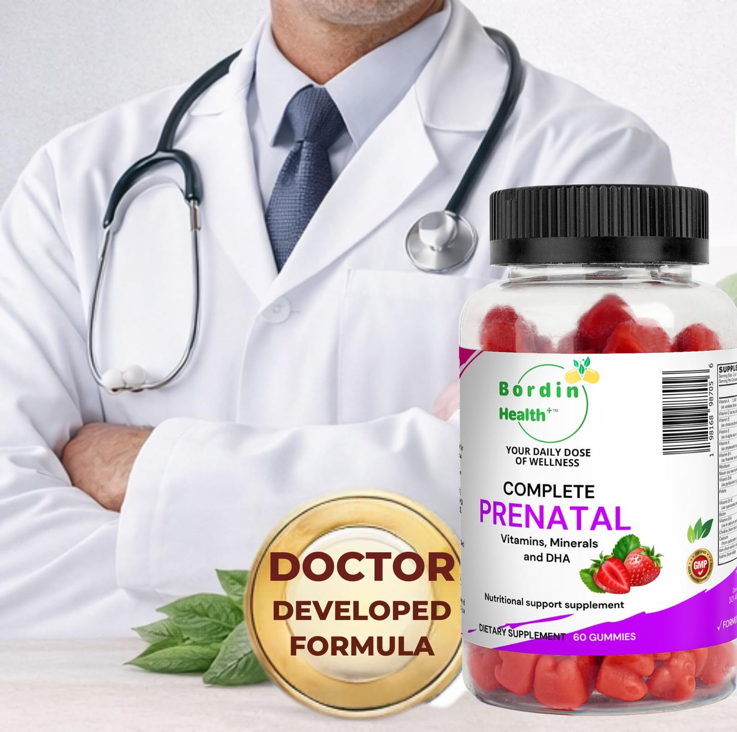 Bordin Health Complete Prenatal Vitamins Gummies 60