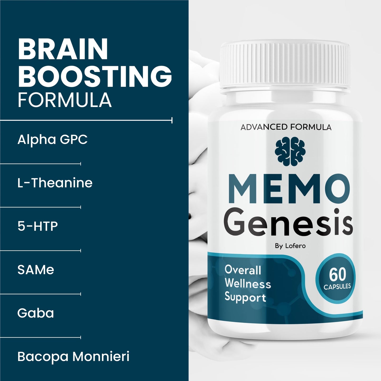 Lofero Memo Genesis Capsules 120 Count